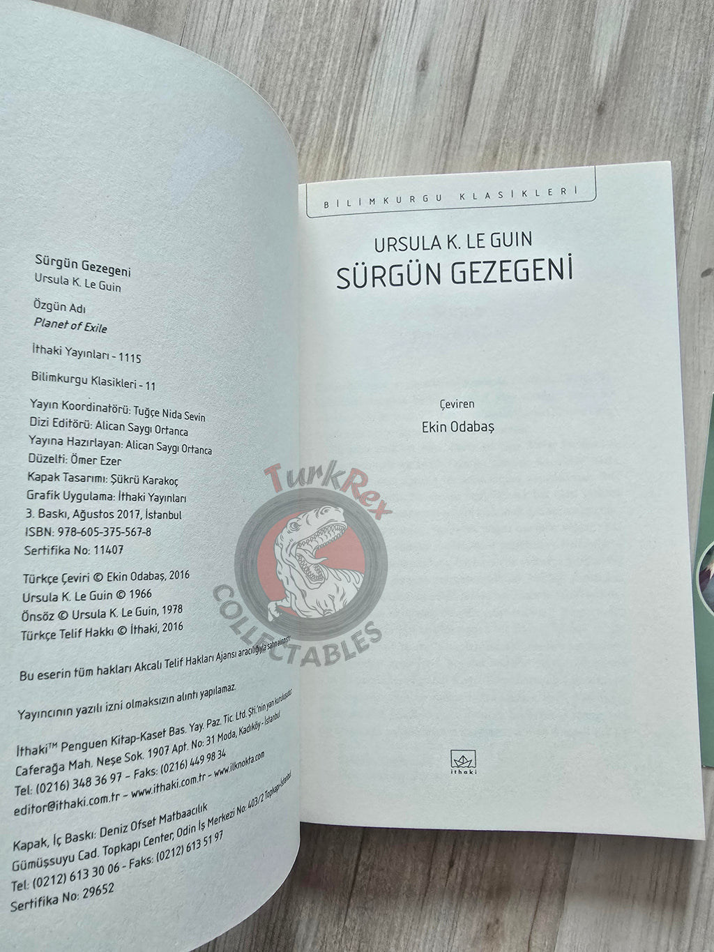 Ursula K. Le Guin – Planet of Exile 2017 Turkish Book Turkey
