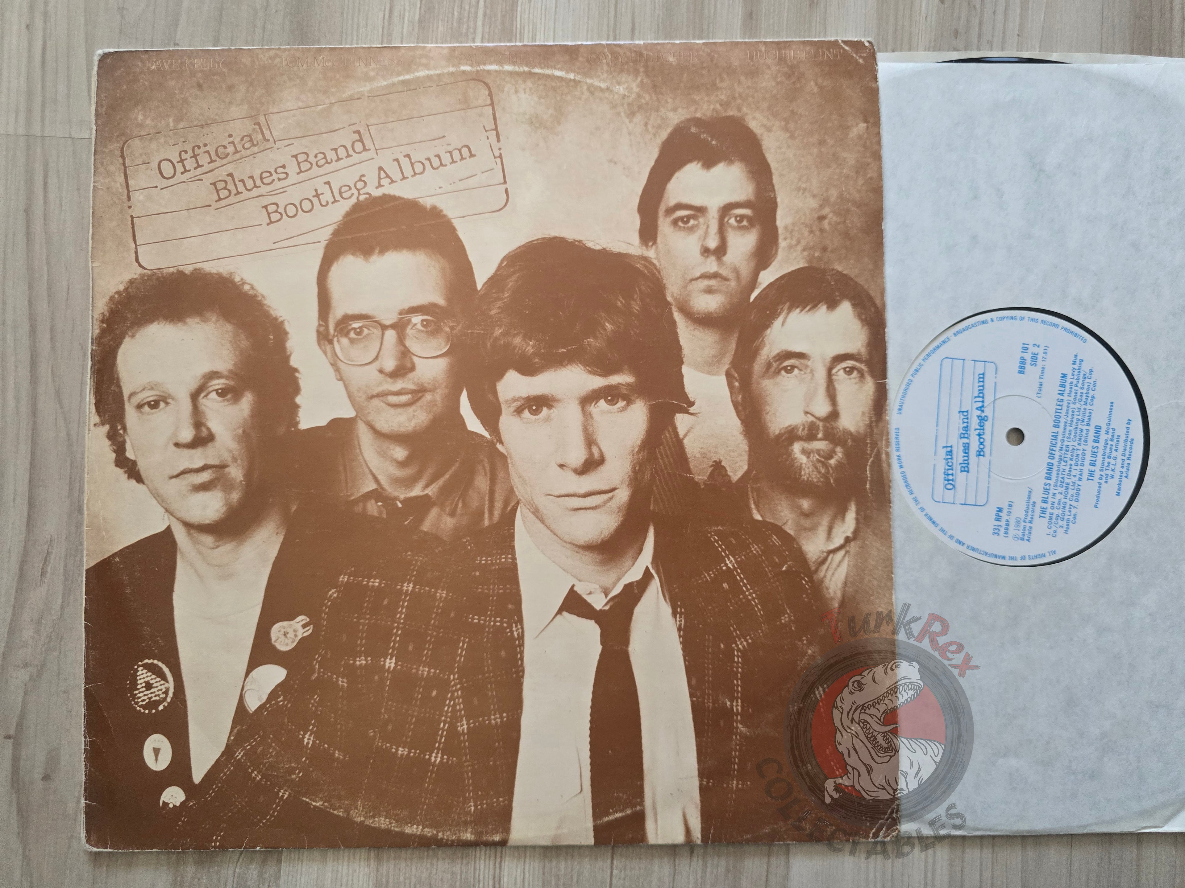 The Blues Band – Official Blues Band Bootleg Album Turkish Pressing Vinyl Turkey Edition
