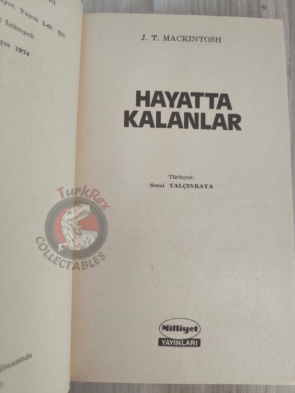 J. T. McIntosh – The Fittest 1974 1st Turkish Book Turkey
