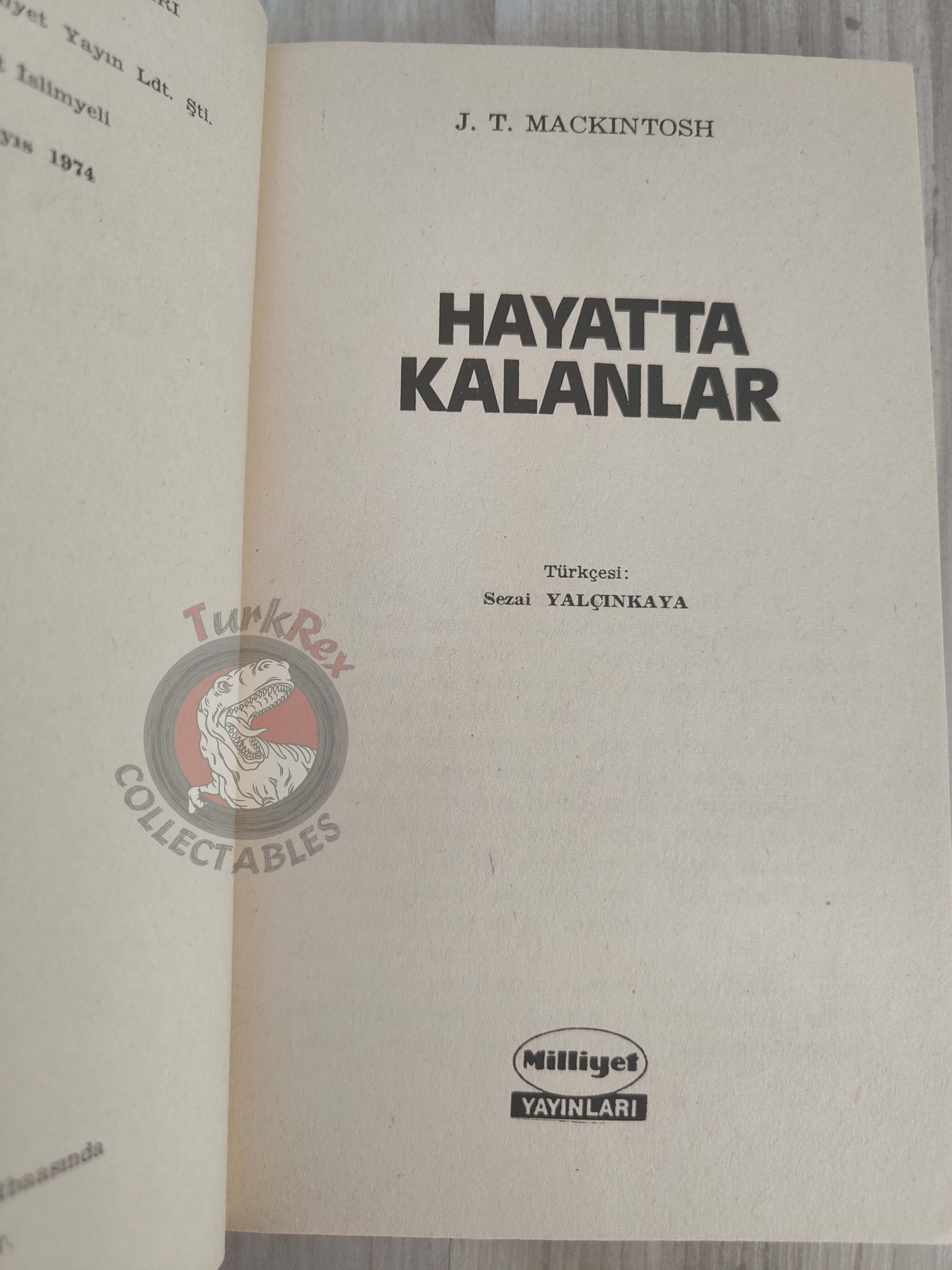 J. T. McIntosh – The Fittest 1974 1st Turkish Book Turkey
