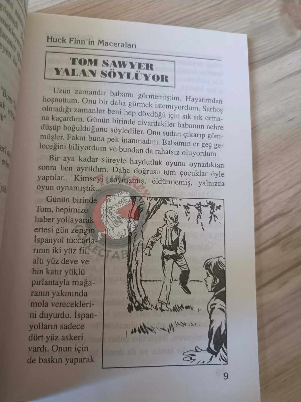 Mark Twain – Adventures of Huckleberry Finn 1994 Turkish Book Turkey Illustrated
