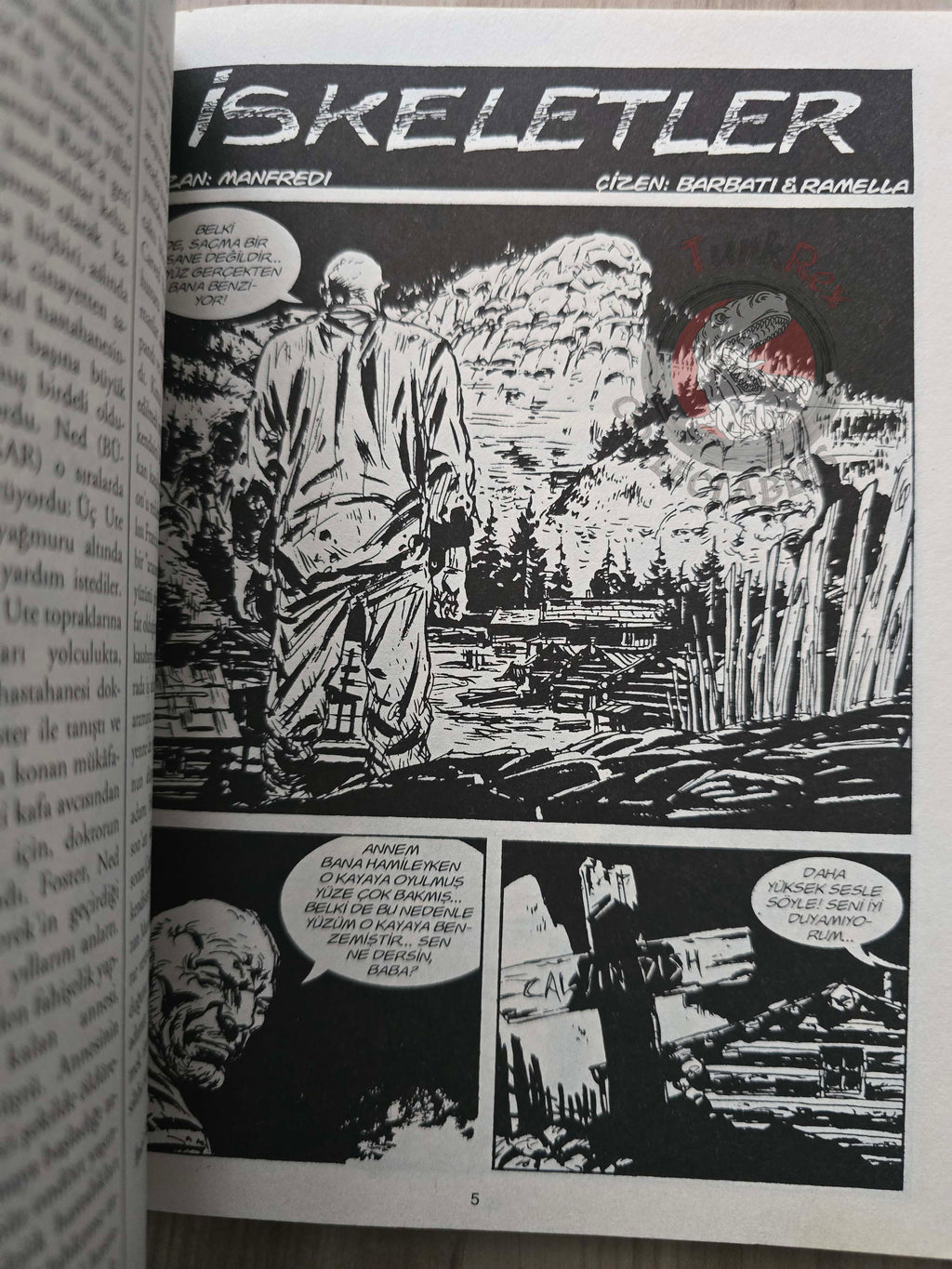 Magico Vento #10 Scheletri 2003 Turkish Comic Turkey Bonelli