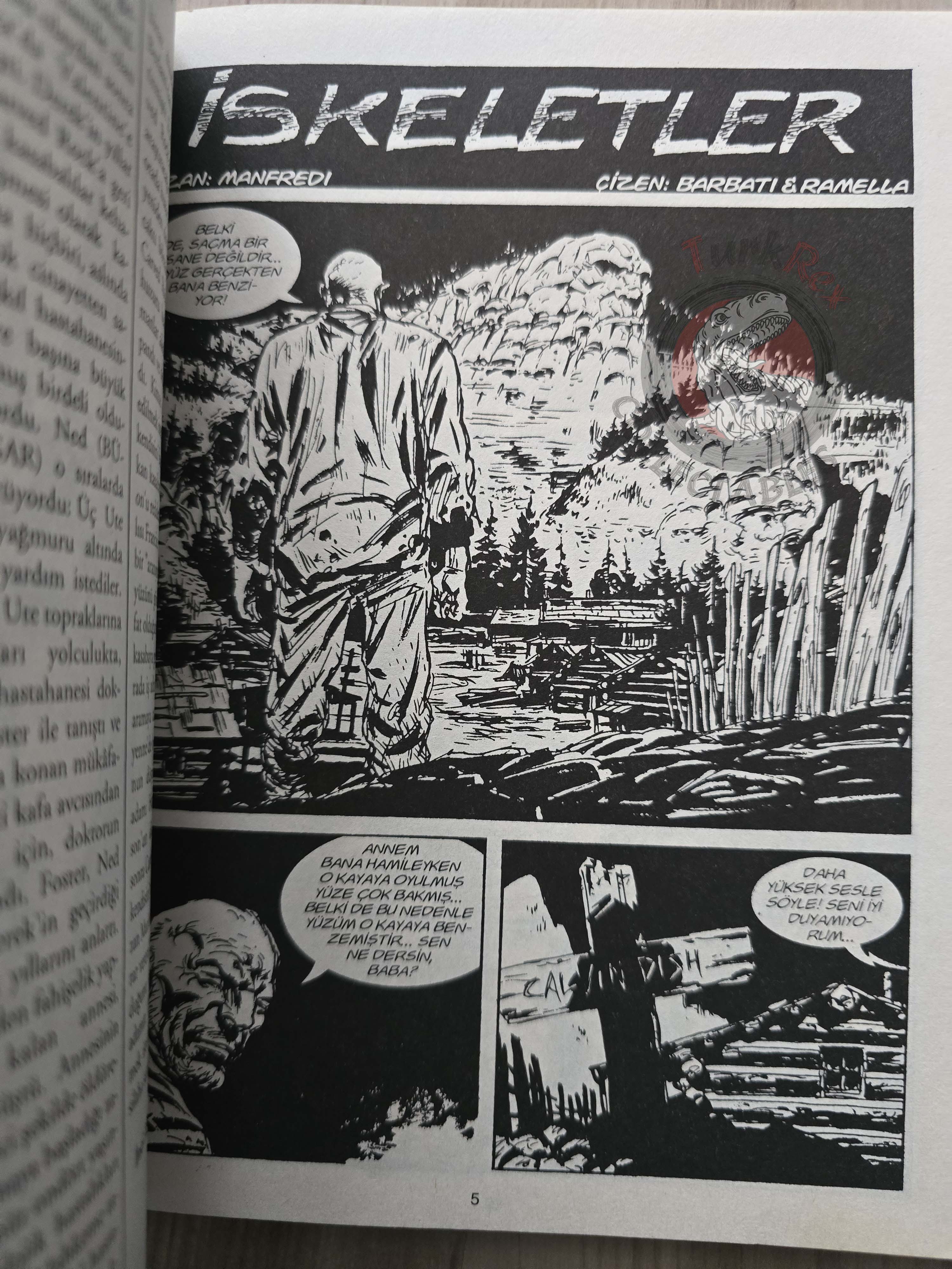 Magico Vento #10 Scheletri 2003 Turkish Comic Turkey Bonelli