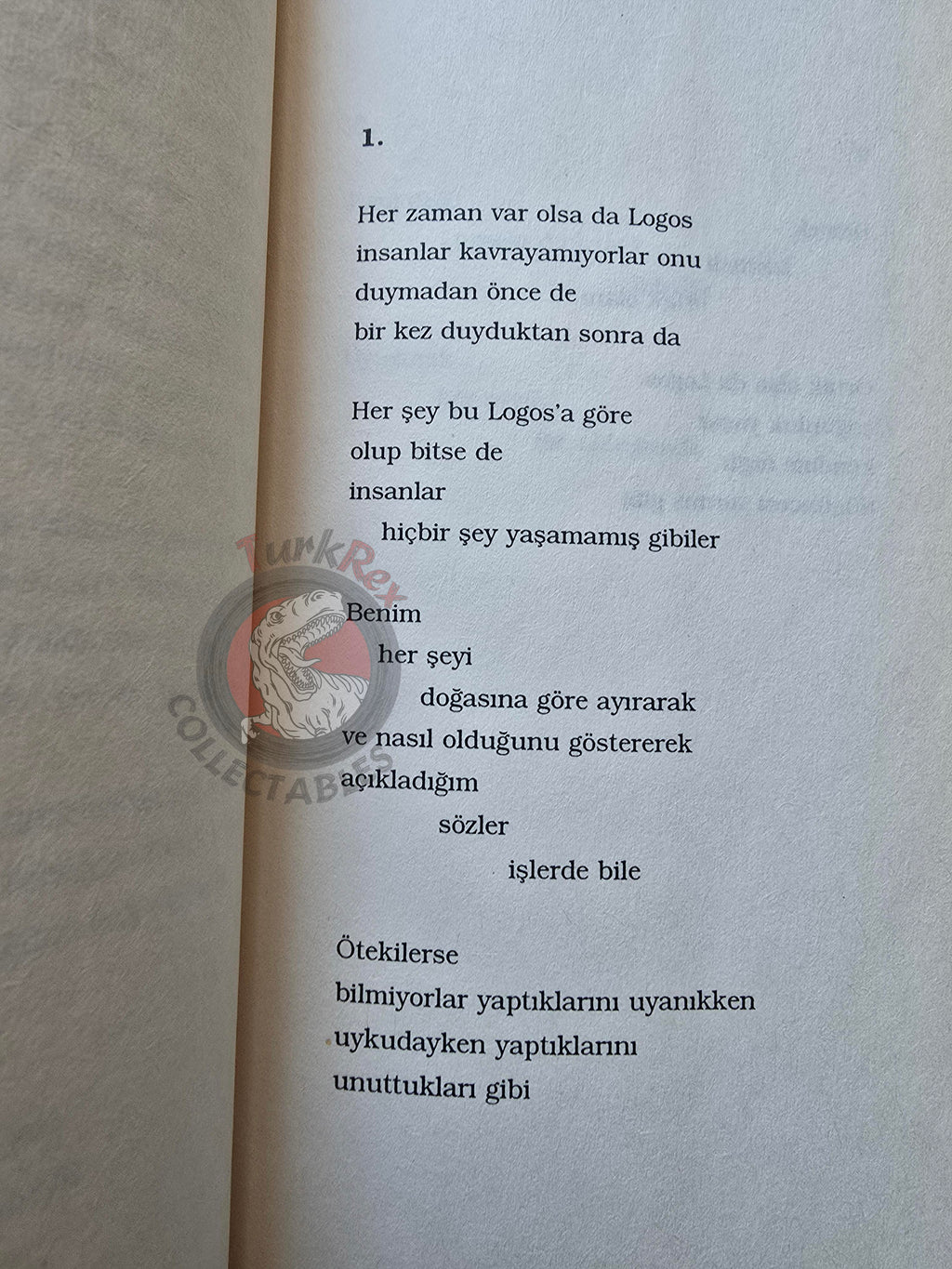 Heraclitus – Fragments 2004 Turkish Book Turkey
