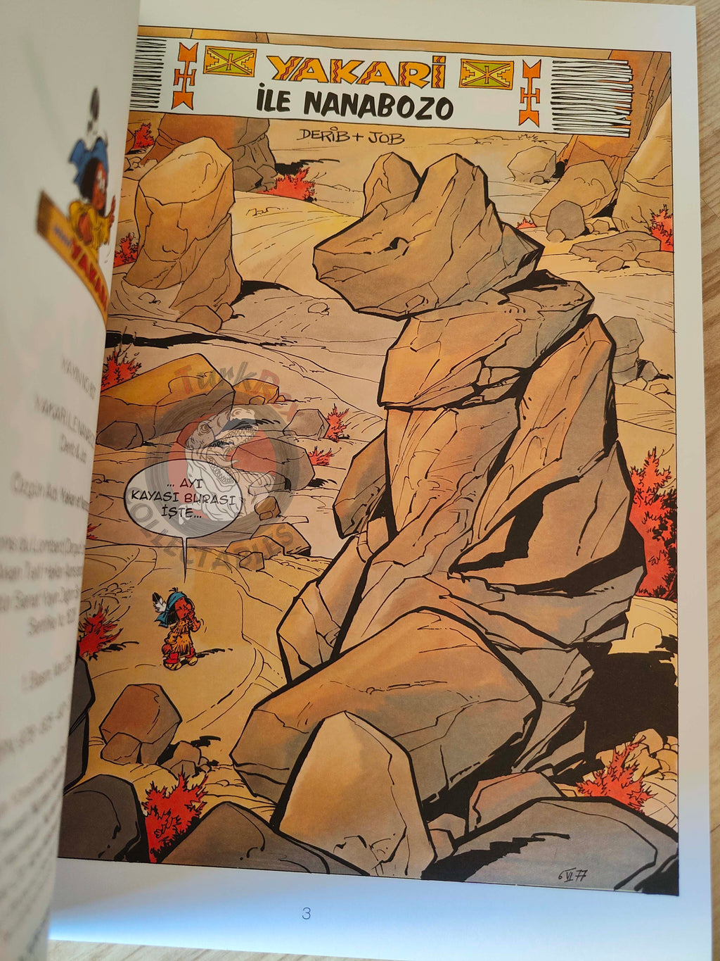 Yakari #9 Et Nanabozo Turkish Comic Turkey Derib + Job