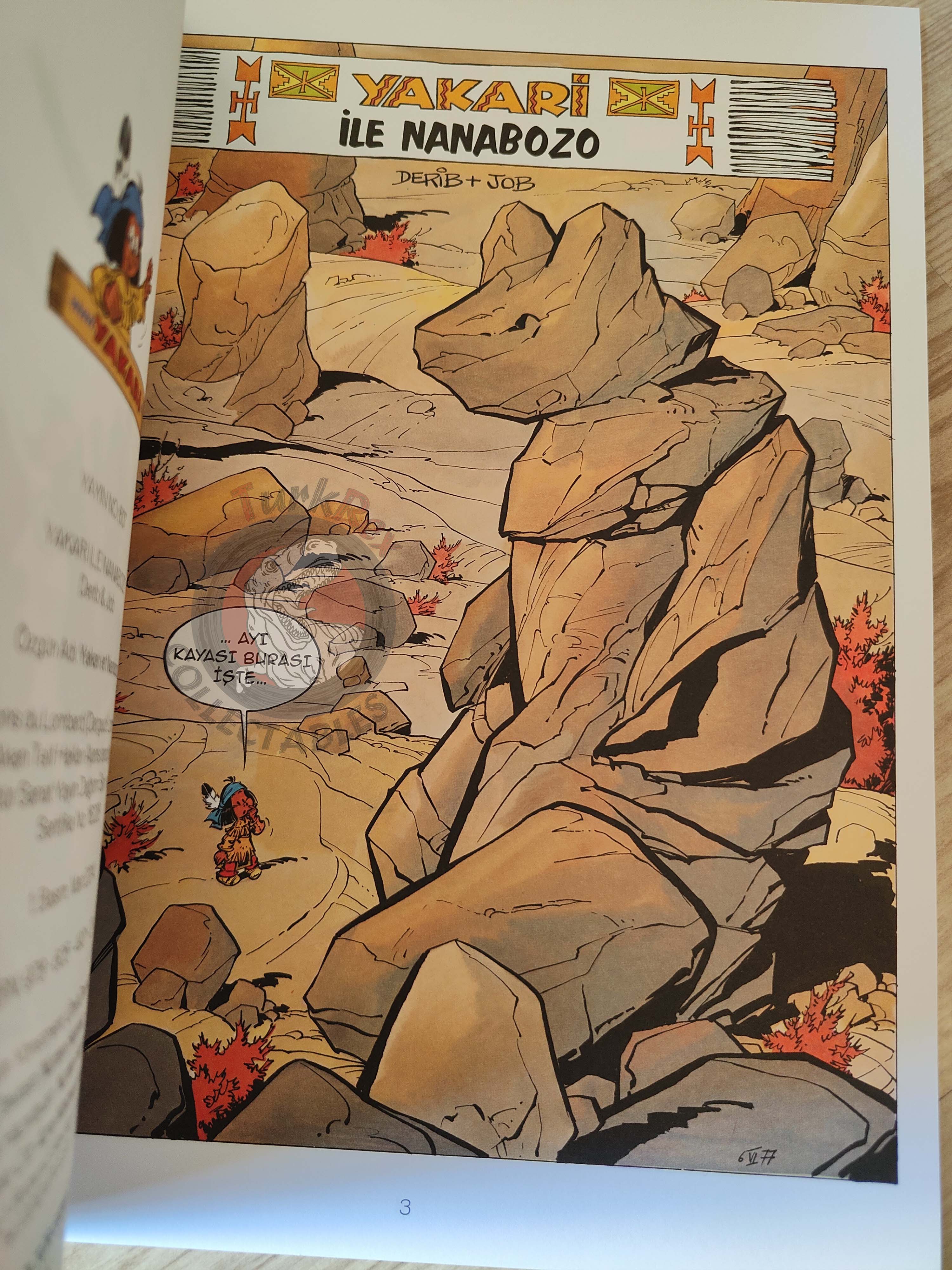 Yakari #9 Et Nanabozo Turkish Comic Turkey Derib + Job