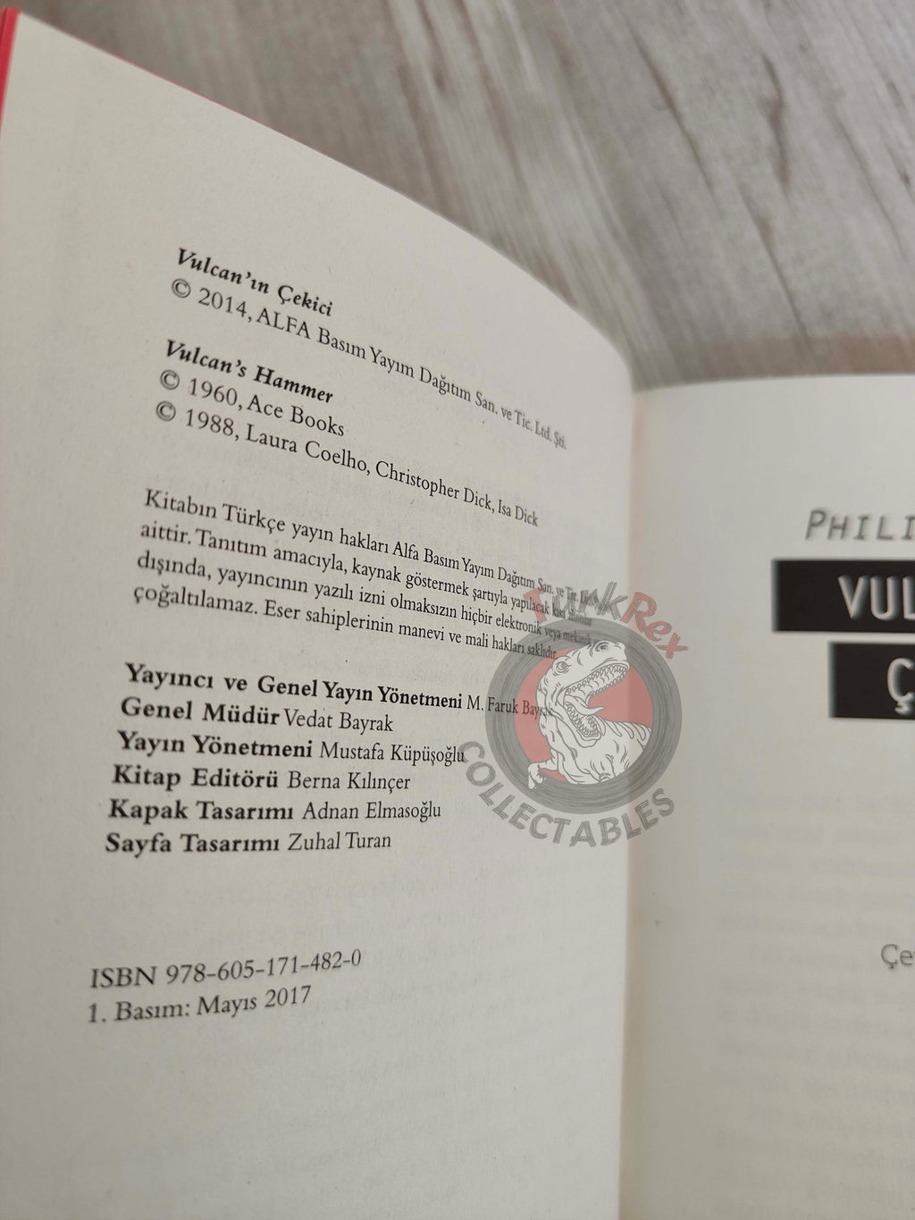 Philip K. Dick – Vulcan’s Hammer 2017 Turkish Book Turkey