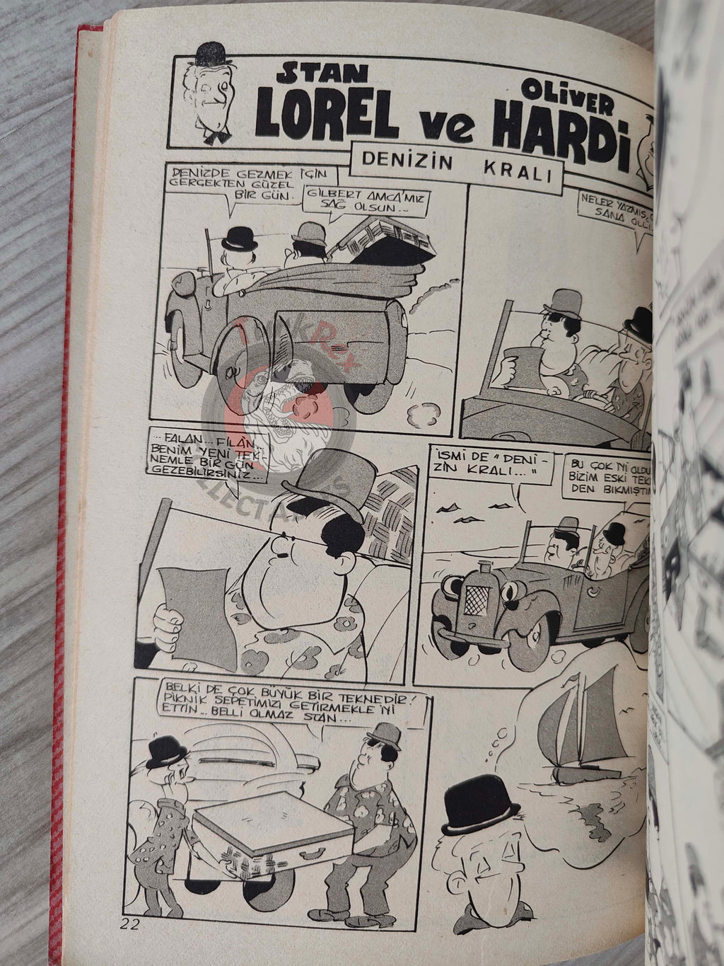 Laurel and Hardy #69 80s Turkish Comic Turkey
