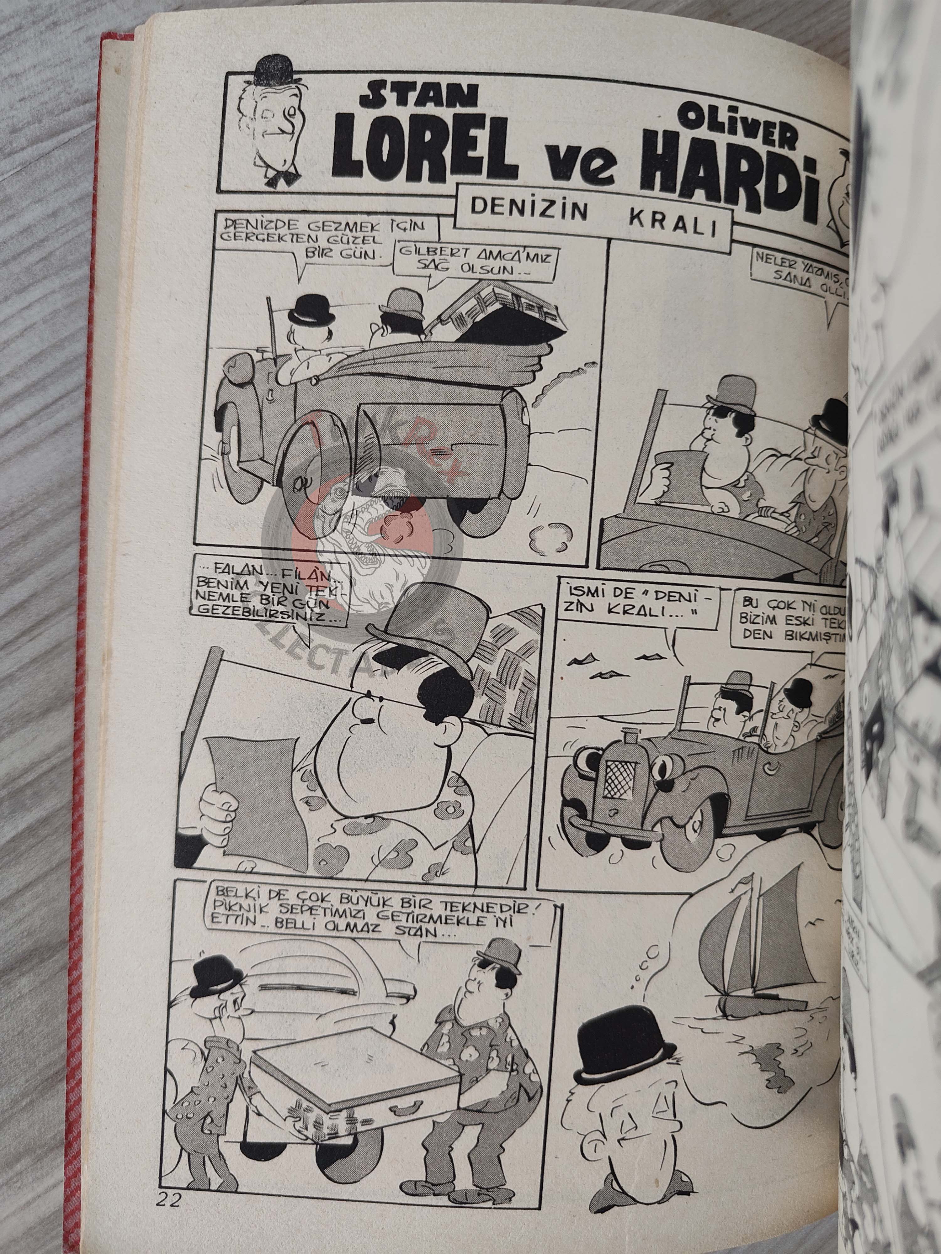 Laurel and Hardy #69 80s Turkish Comic Turkey