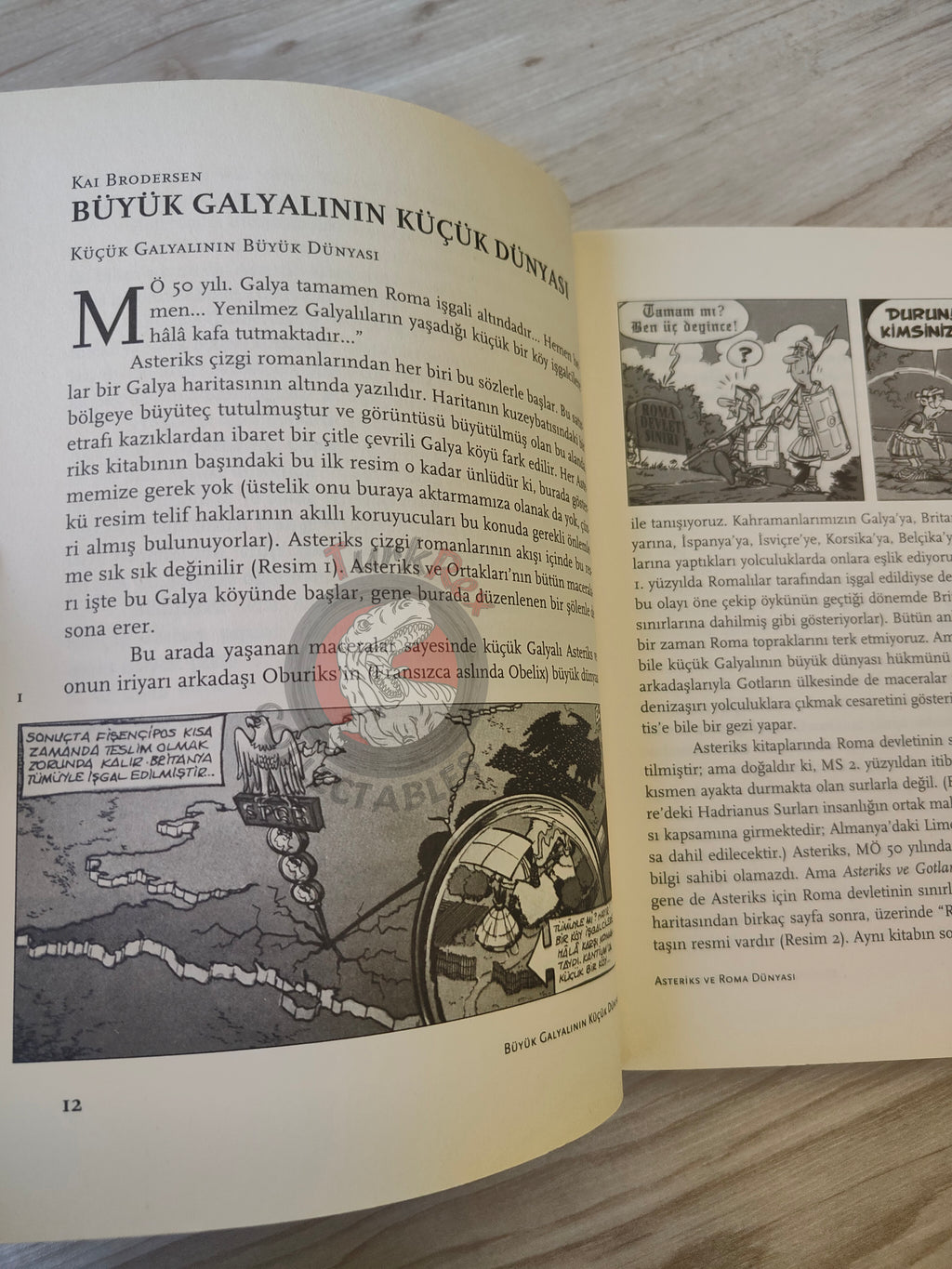 Asterix and the Roman World - Kai Brodersen 2002 Turkish Comic Turkey Book