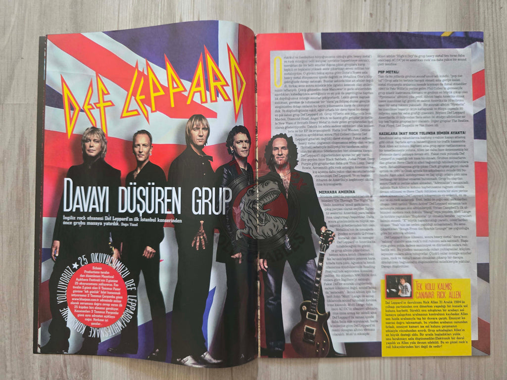 Headbang 2008 Judas Priest Turkish Mag Turkey Def Leppard Whitesnake Mötley Crüe Whitesnake