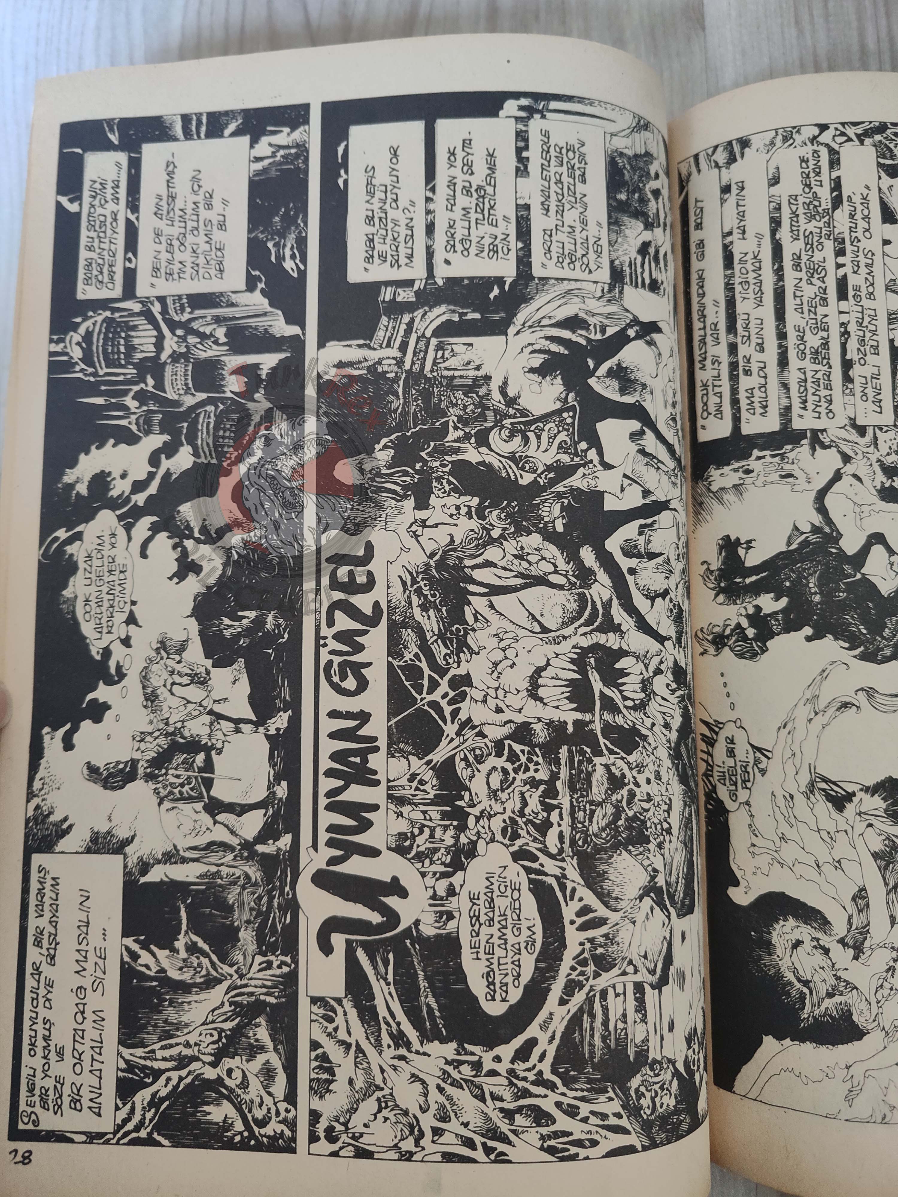 Korku July 1977 Turkish Comic Turkey Eerie #63 Warren Creepy Vampirella