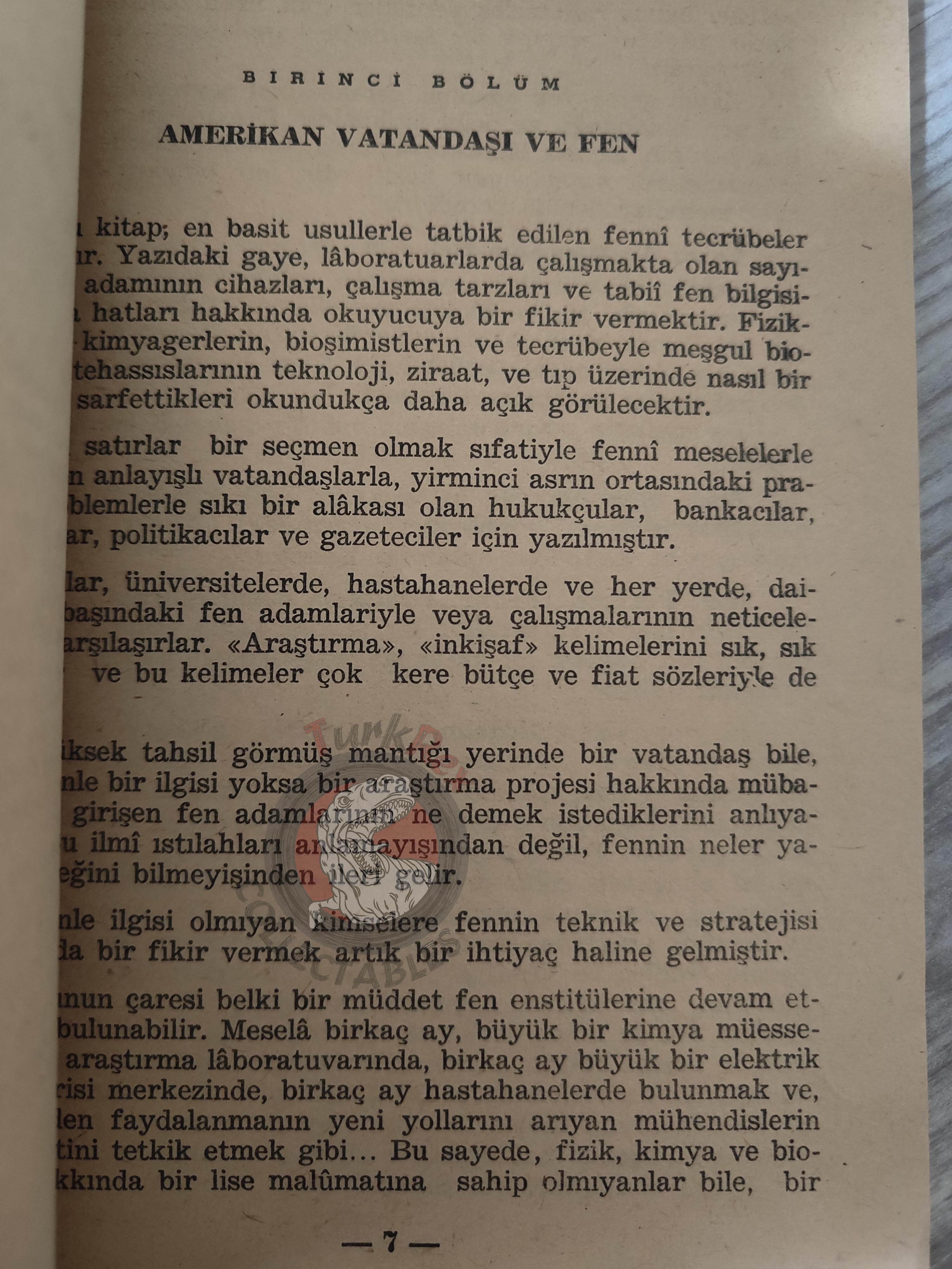 James B. Conant – Science And Common Sense 1951 1st Turkish Book Turkey