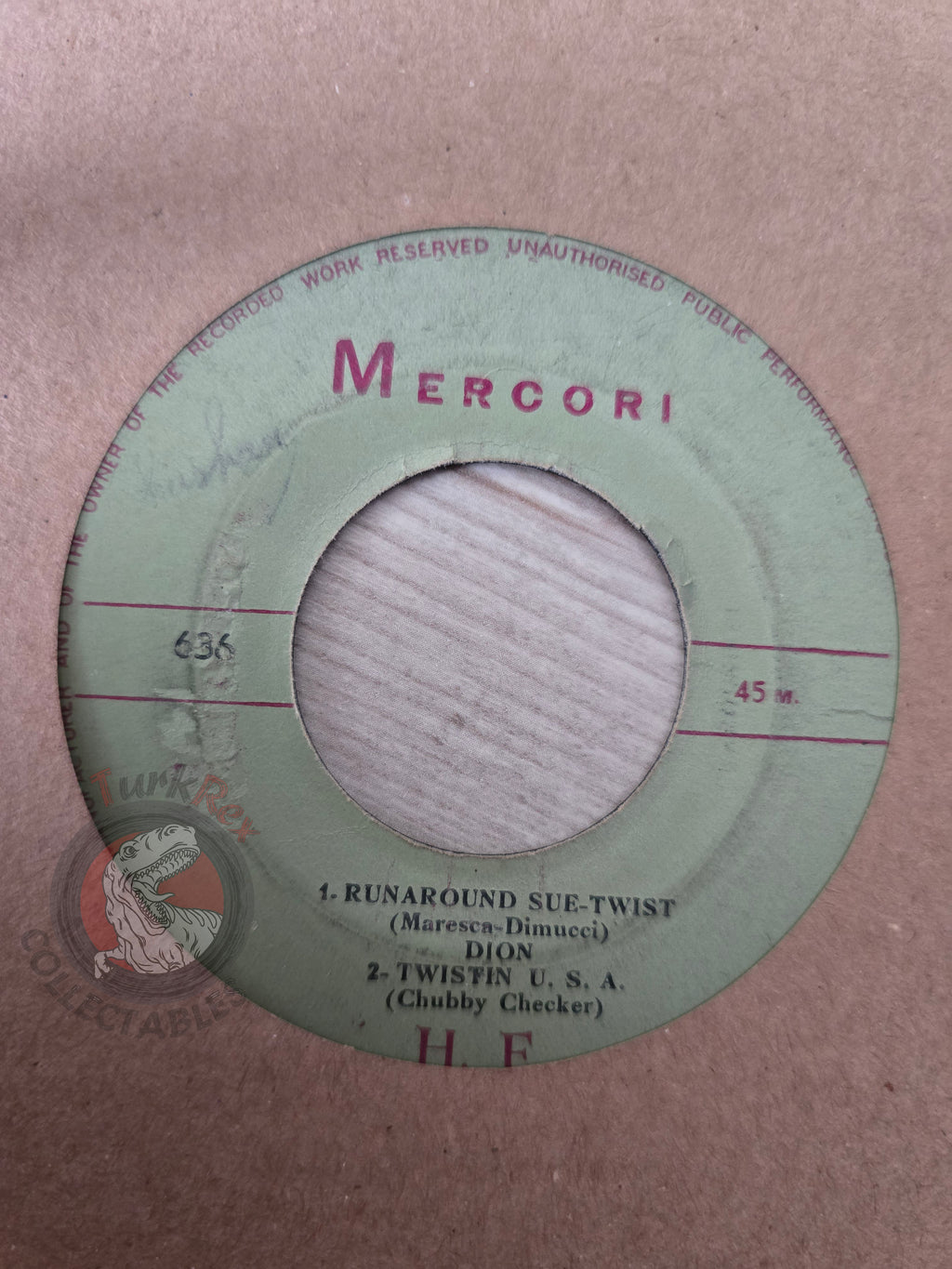Dion / Chubby Checker / Jack Hammer / Ron Goodwin 7" Iran Pressing Vinyl Iranian Edition
