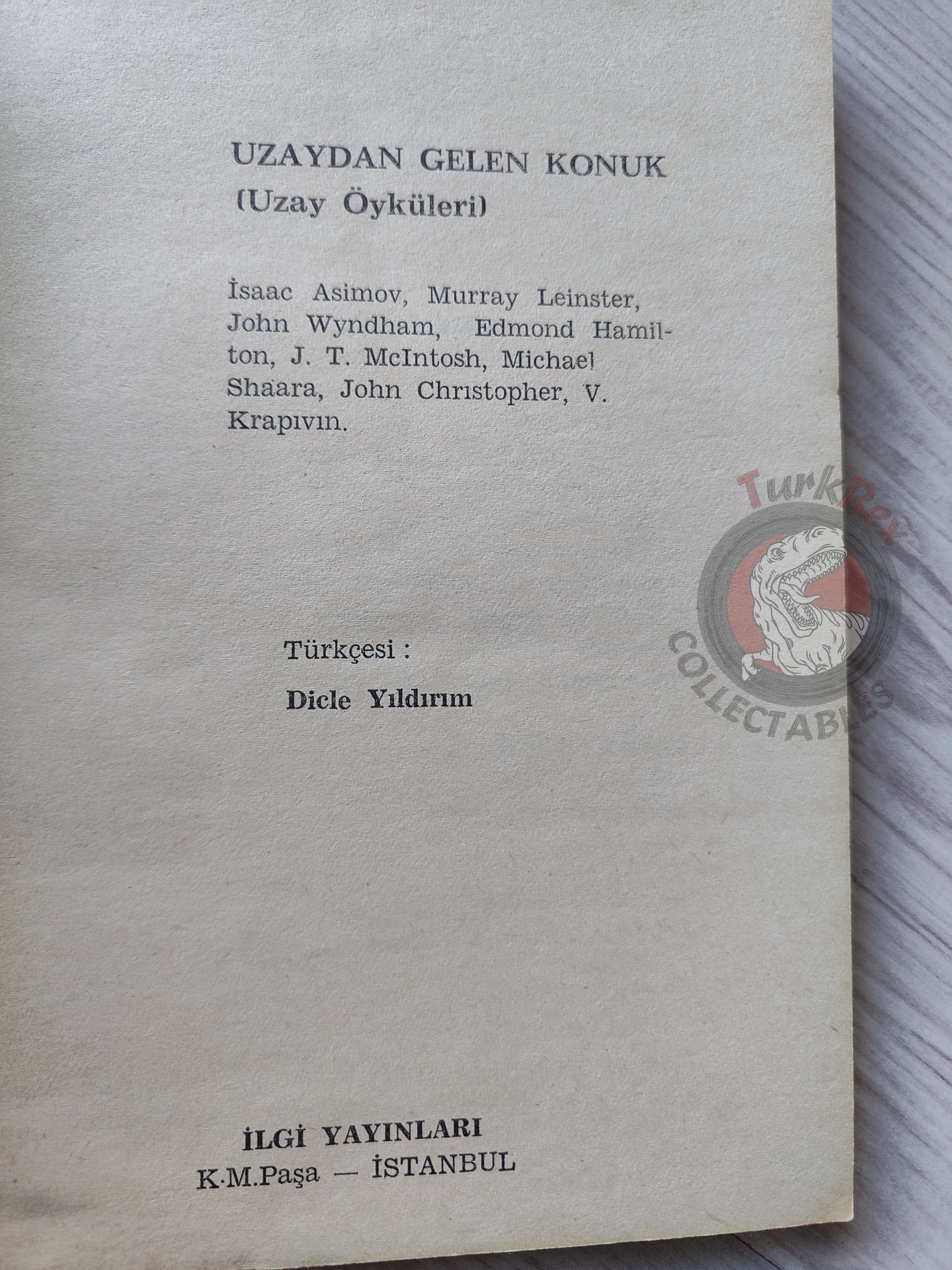 Isaac Asimov – Space Travel Stories 1983 1st Turkish Book Turkey E.T. Extra-Terrestrial