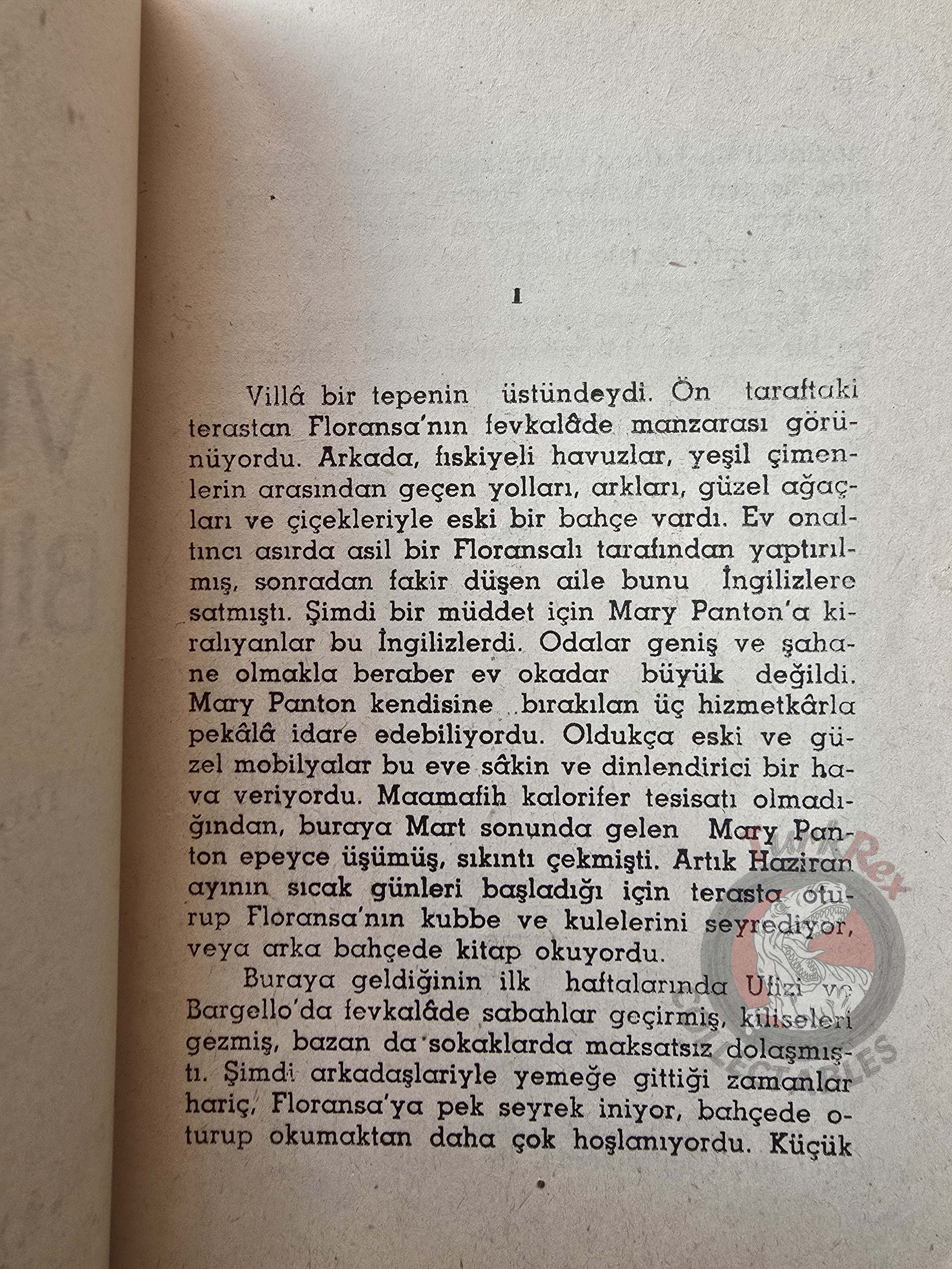 Somerset Maugham – Up at the Villa 1954 1st Turkish Book Turkey