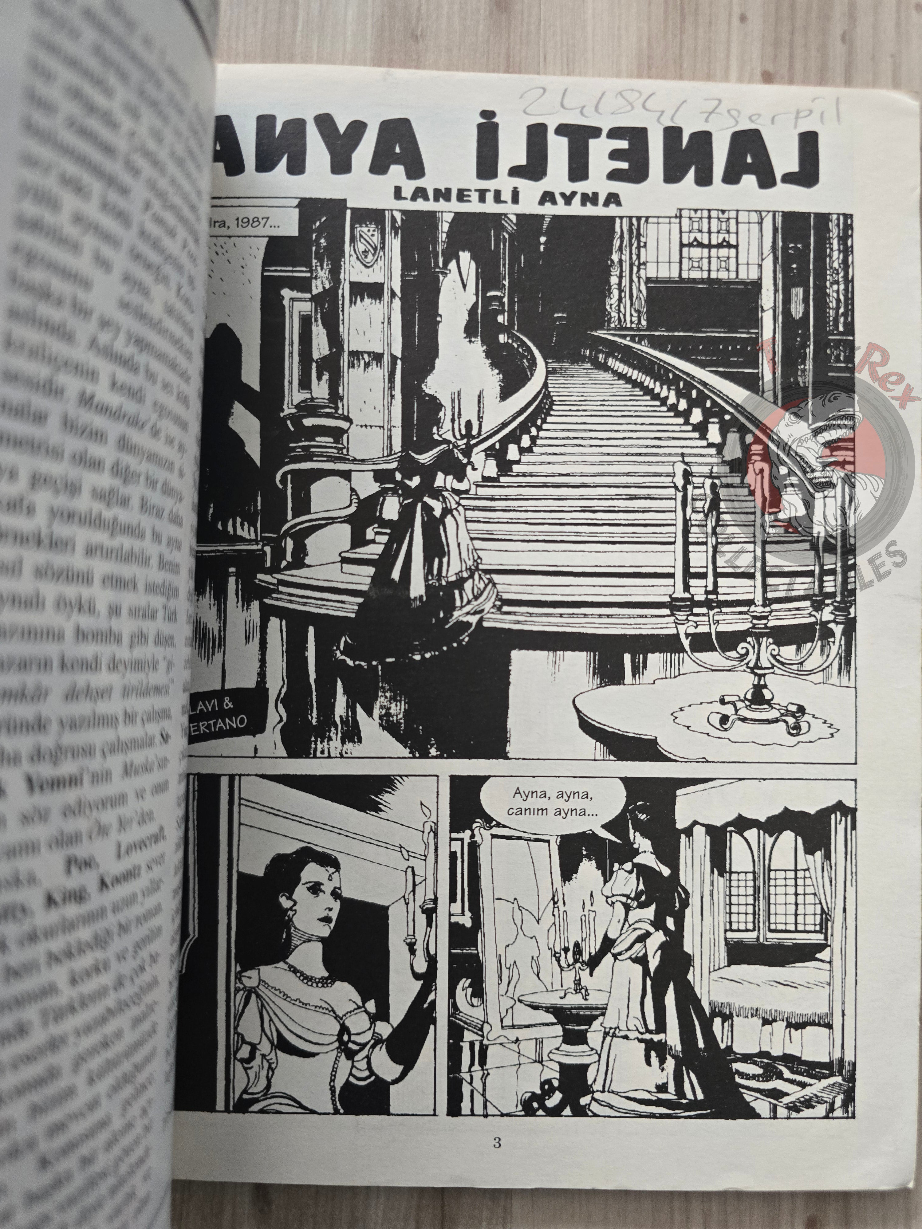 Dylan Dog #8 1997 Turkish Comic Turkey #10 Attraverso lo specchio