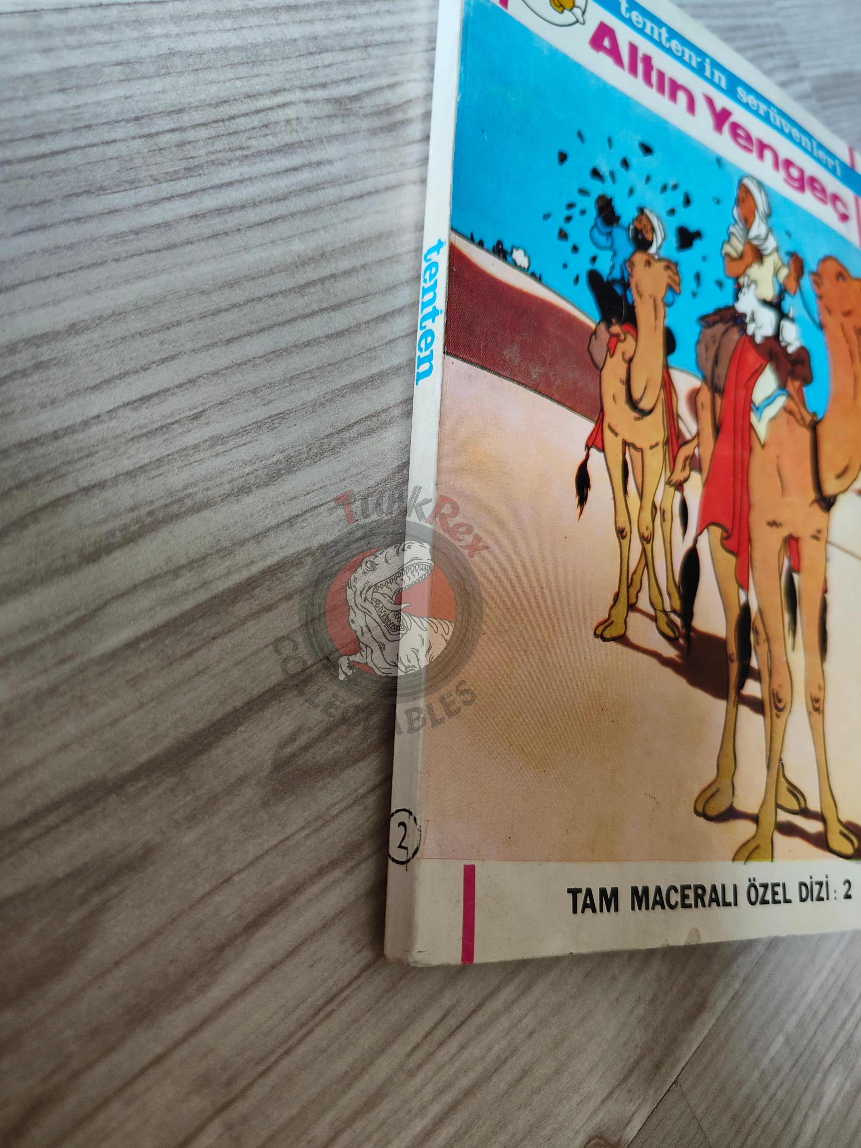 Tintin – The Crab with the Golden Claws early 1980s Turkish Edition Comic Turkey