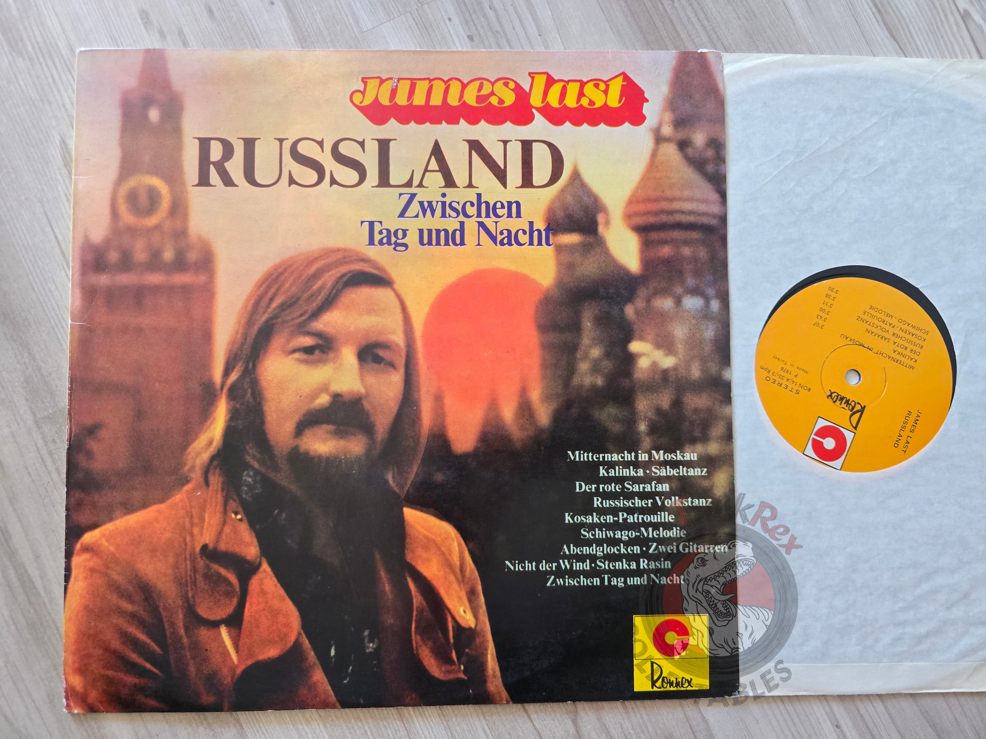 James Last – Russland Turkish Pressing Vinyl Turkey Edition