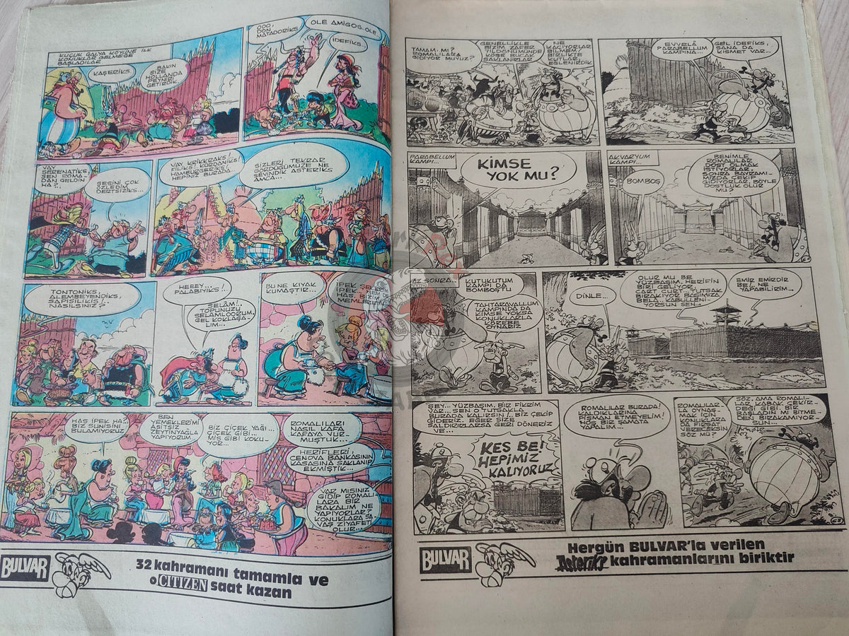 Asterix – Asterix in Corsica 1986 Turkish Edition Comic Turkey