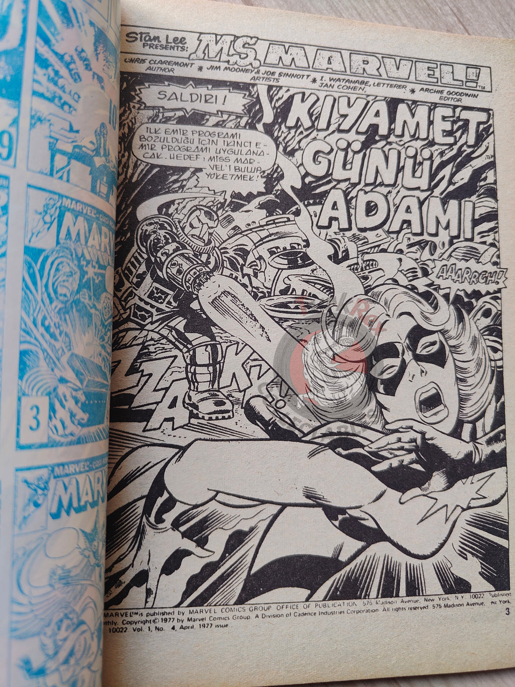 Ms. Marvel #3 1988 Turkish Comic Turkey #4 #5 #6