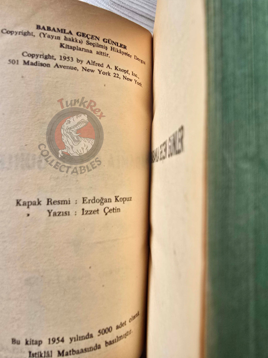 Clarence Day – Life With Father 1954 1st Turkish Book Turkey