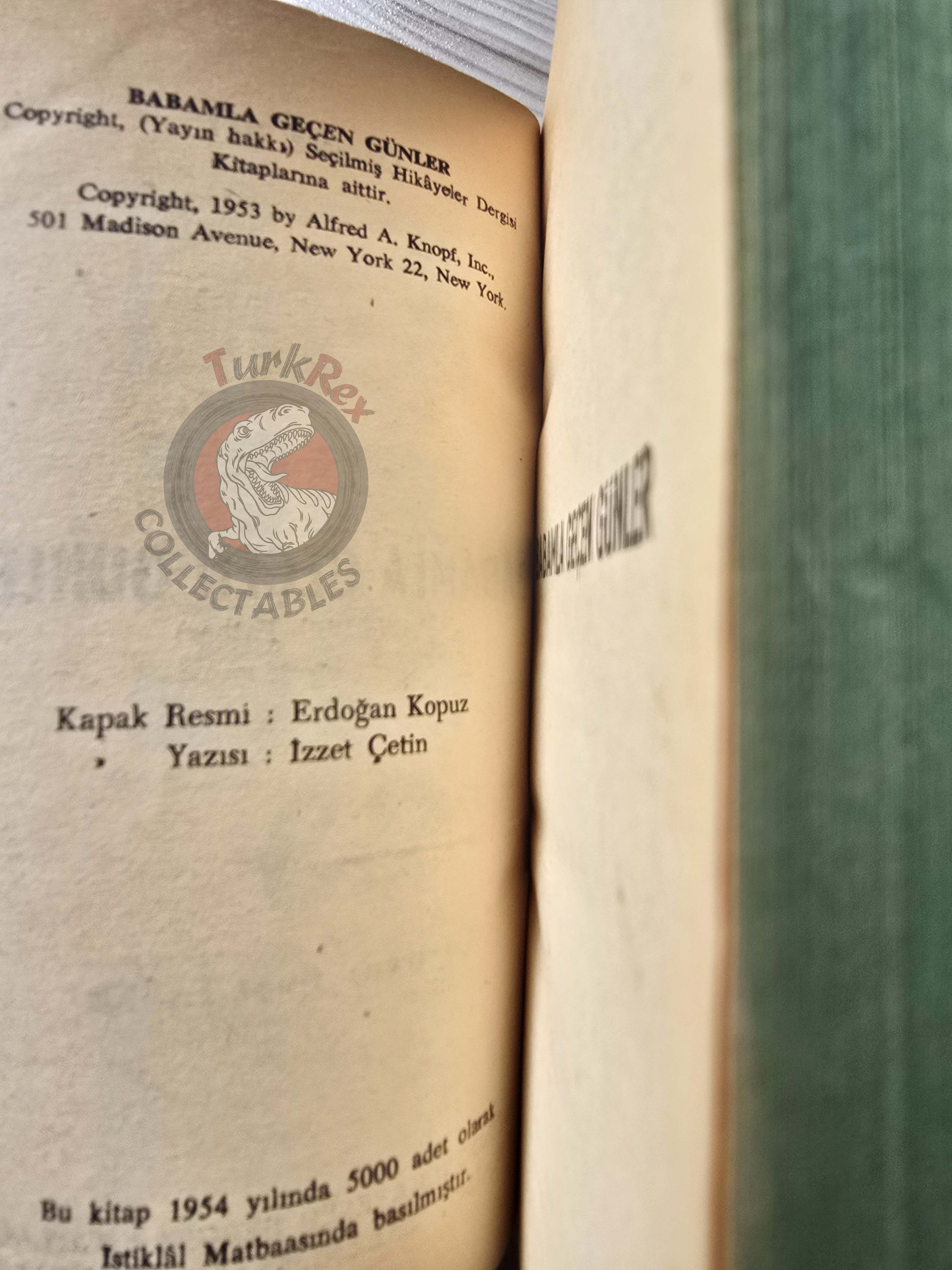 Clarence Day – Life With Father 1954 1st Turkish Book Turkey