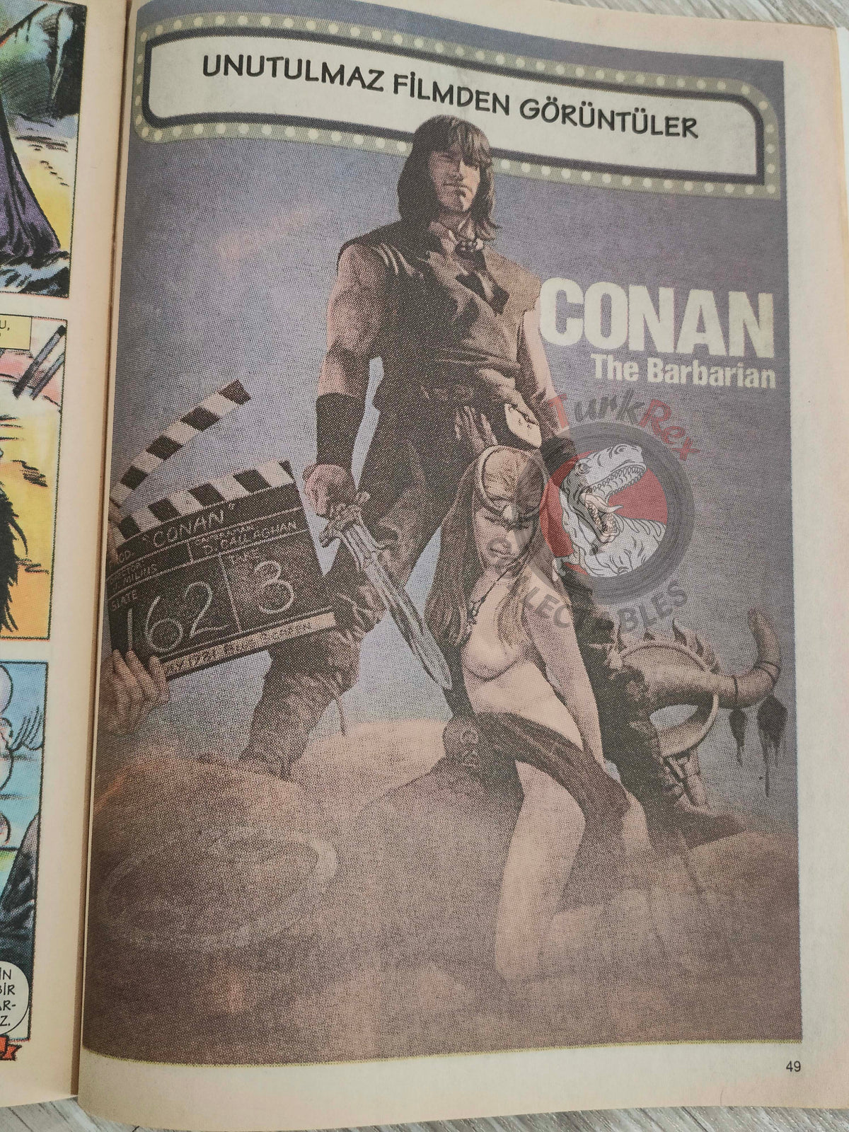 Conan #1 Marvel Super Special Magazine Issue Turkish Comic Turkey