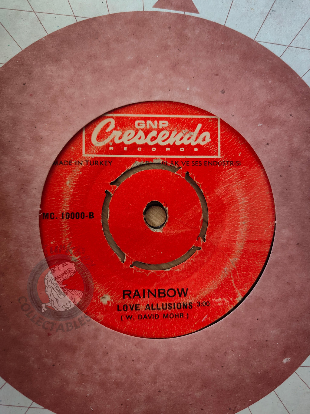 Rainbow  – The Ballad Of Captain 7" Turkish Pressing Vinyl Turkey Edition