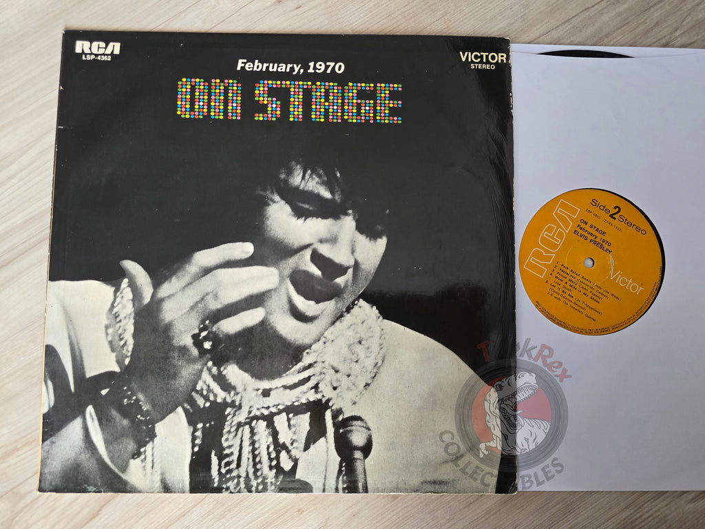 Elvis Presley – On Stage February 1970 Turkish Pressing Vinyl Turkey Edition 1