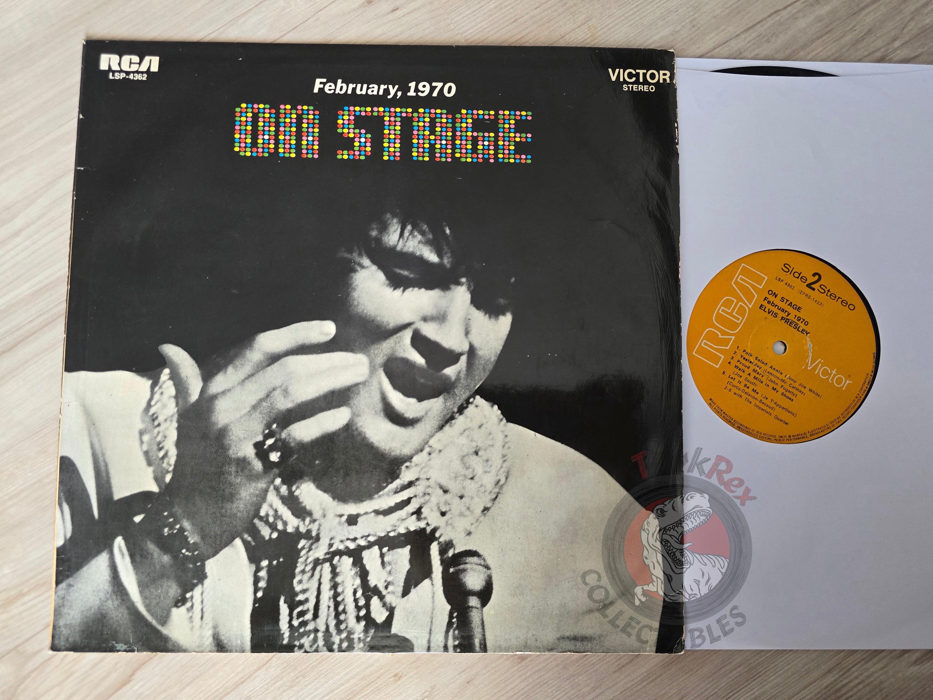 Elvis Presley – On Stage February 1970 Turkish Pressing Vinyl Turkey Edition 1