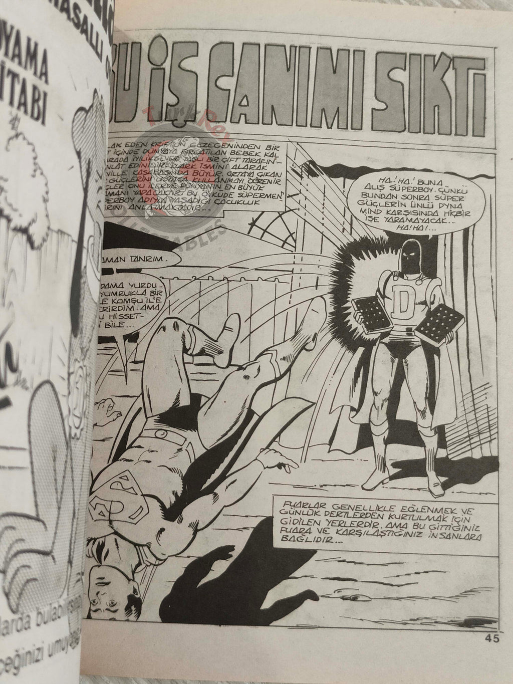 Superman #74 1990 Turkish Comic Turkey Superboy #1 #2 #3 Action Comics Annual #1 Batman