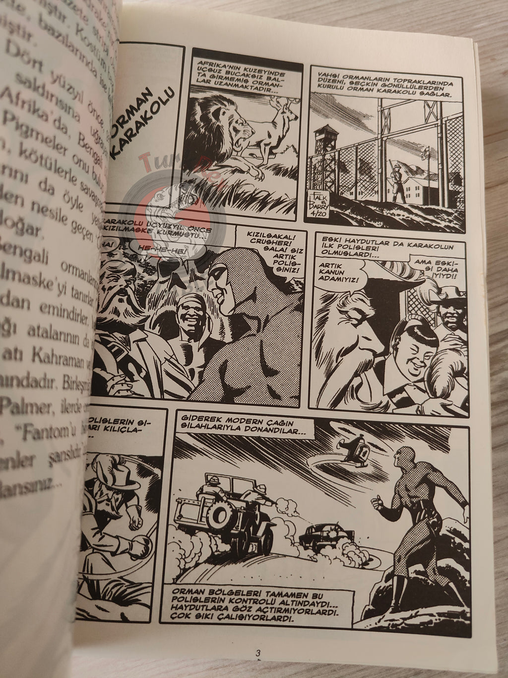 The Phantom Vol #1 2011 Luaga’s Undercover Tour Turkish Comic Turkey