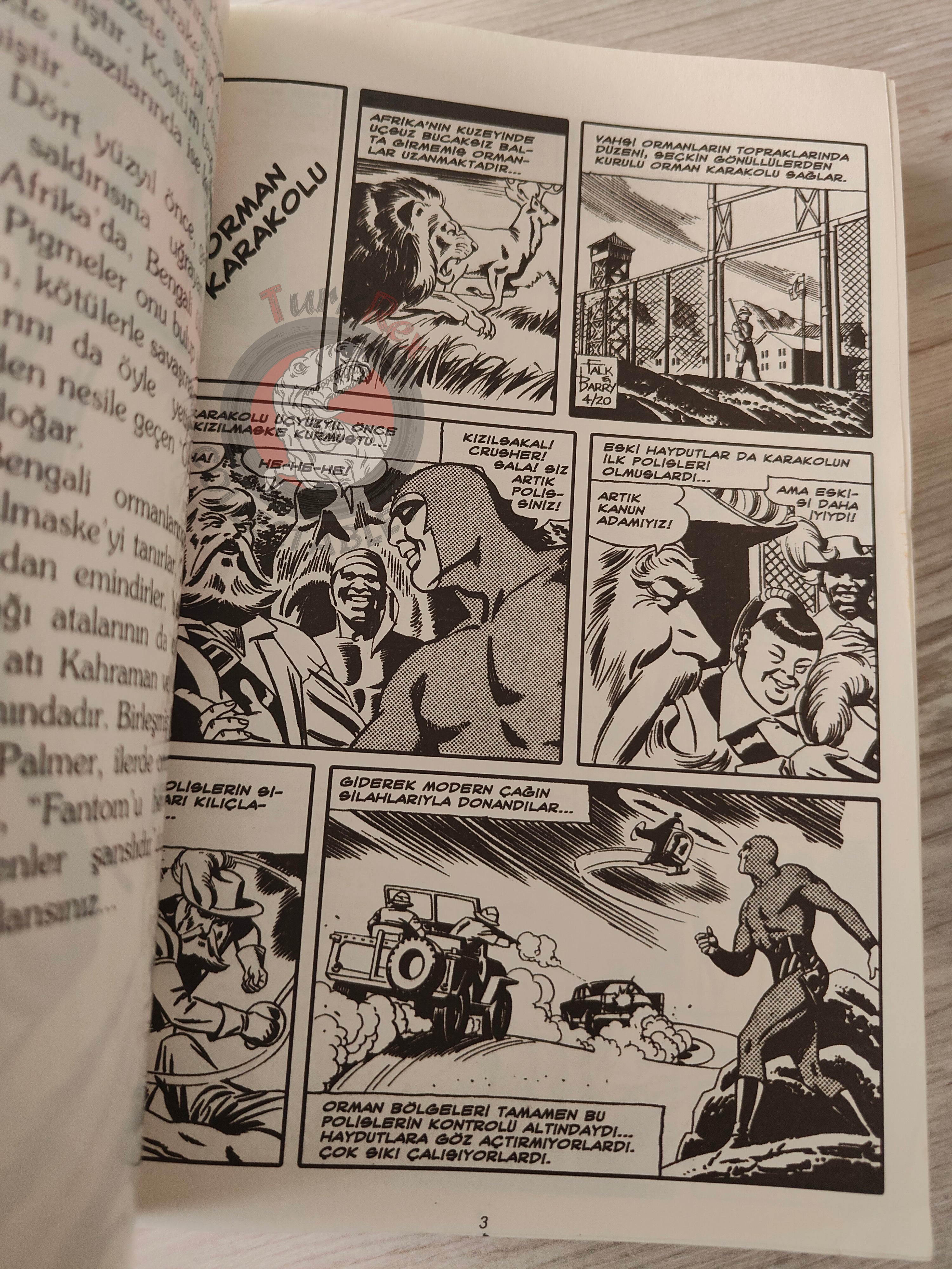 The Phantom Vol #1 2011 Luaga’s Undercover Tour Turkish Comic Turkey