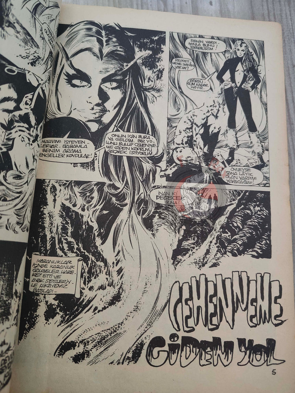 Korku March 1976 Turkish Comic Turkey Vampirella #39 Warren Creepy Eerie