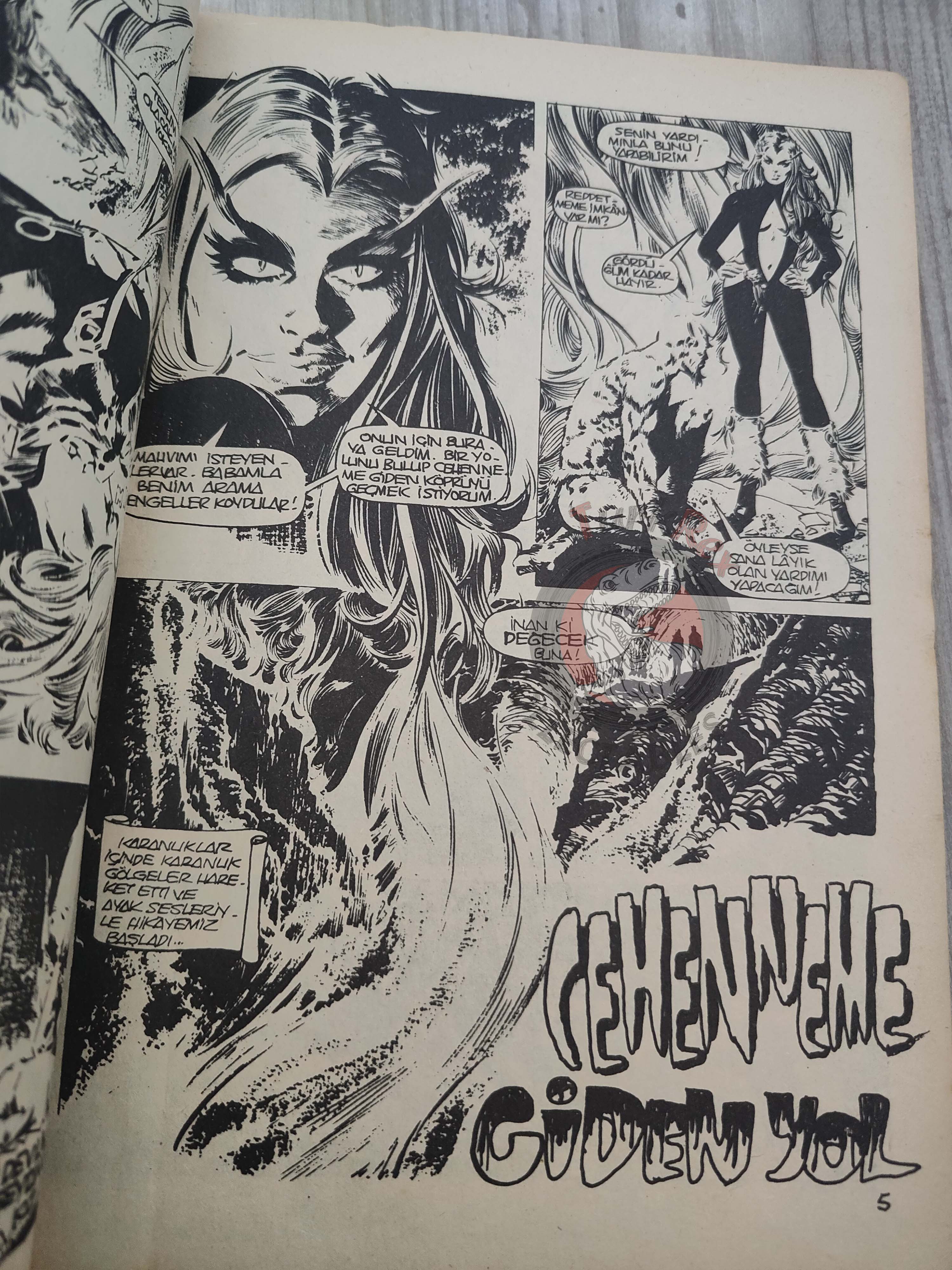 Korku March 1976 Turkish Comic Turkey Vampirella #39 Warren Creepy Eerie