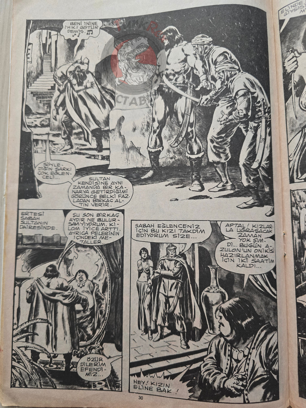 Conan #1 The Savage Sword of Conan Issue #63 Turkish Comic Turkey