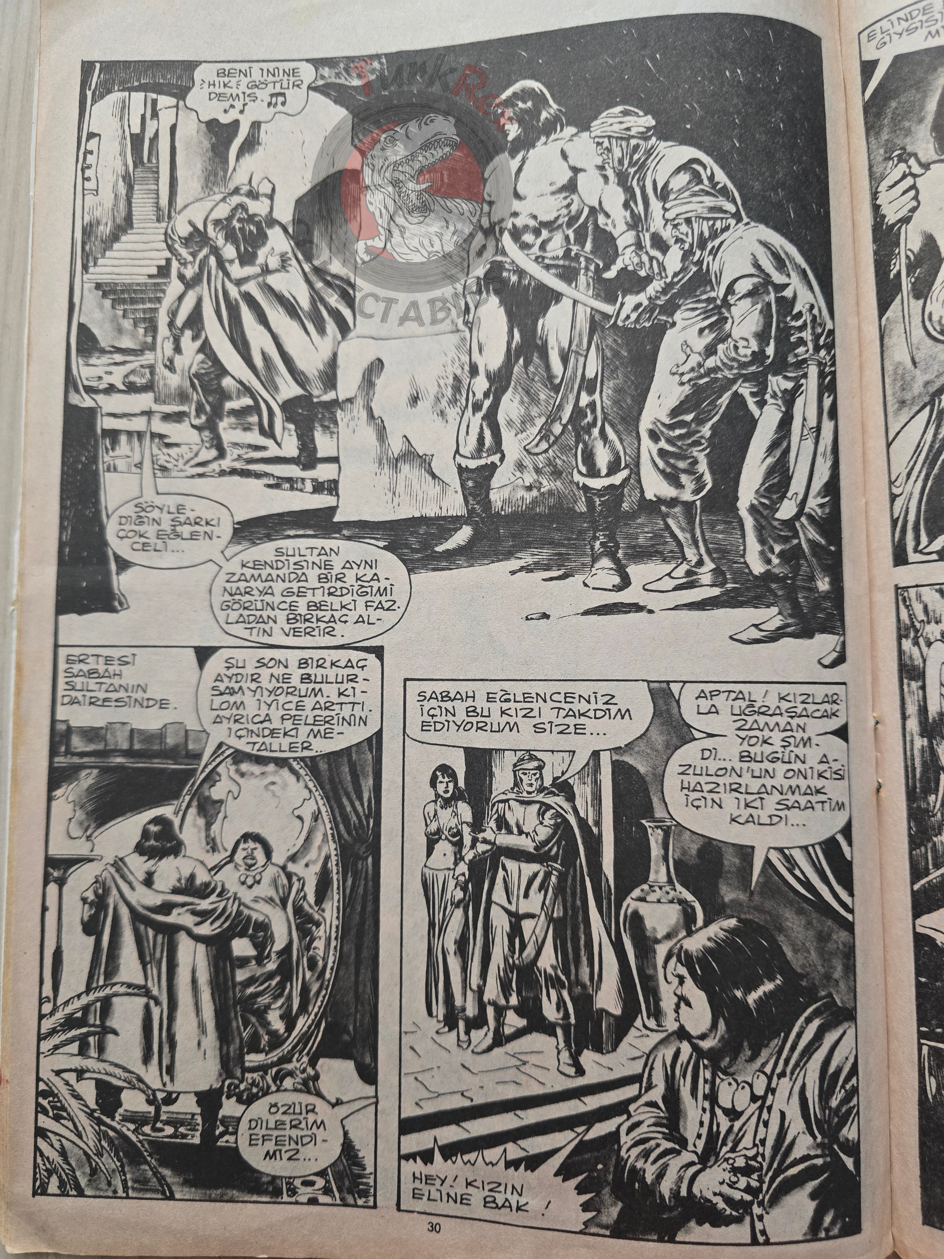 Conan #1 The Savage Sword of Conan Issue #63 Turkish Comic Turkey