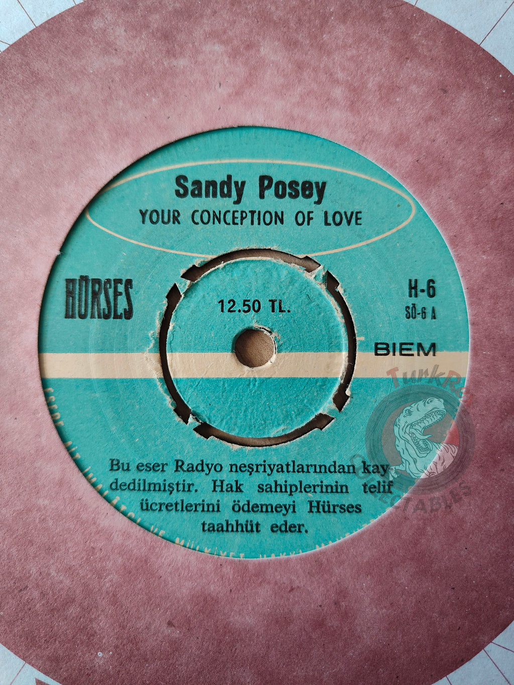 Sandy Posey – Your Conception Of Love 7" Turkish Pressing Vinyl Turkey Edition 1