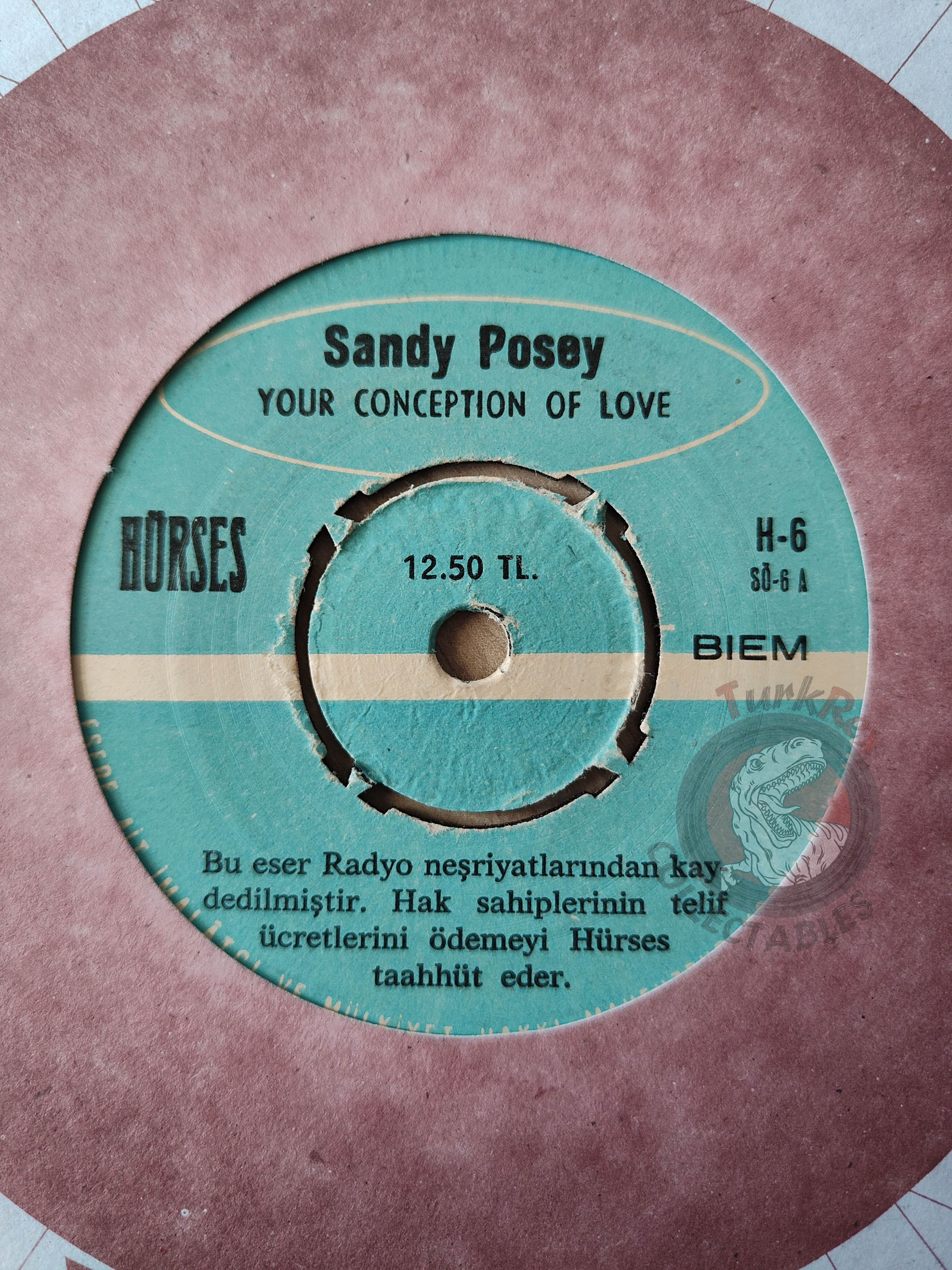 Sandy Posey – Your Conception Of Love 7" Turkish Pressing Vinyl Turkey Edition 1
