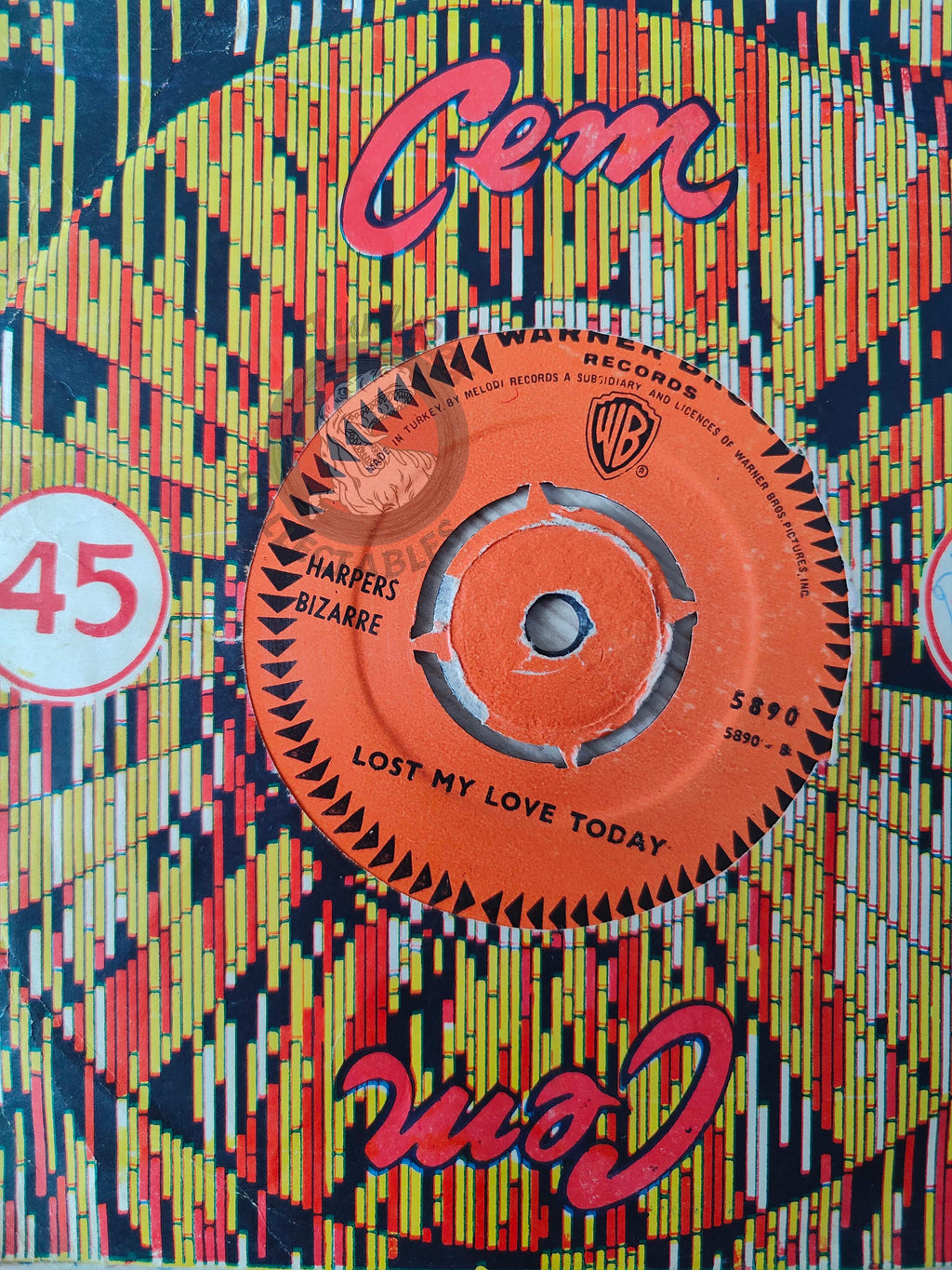 Harpers Bizarre – The 59th Street Bridge Song 7" Turkish Pressing Vinyl Turkey Edition