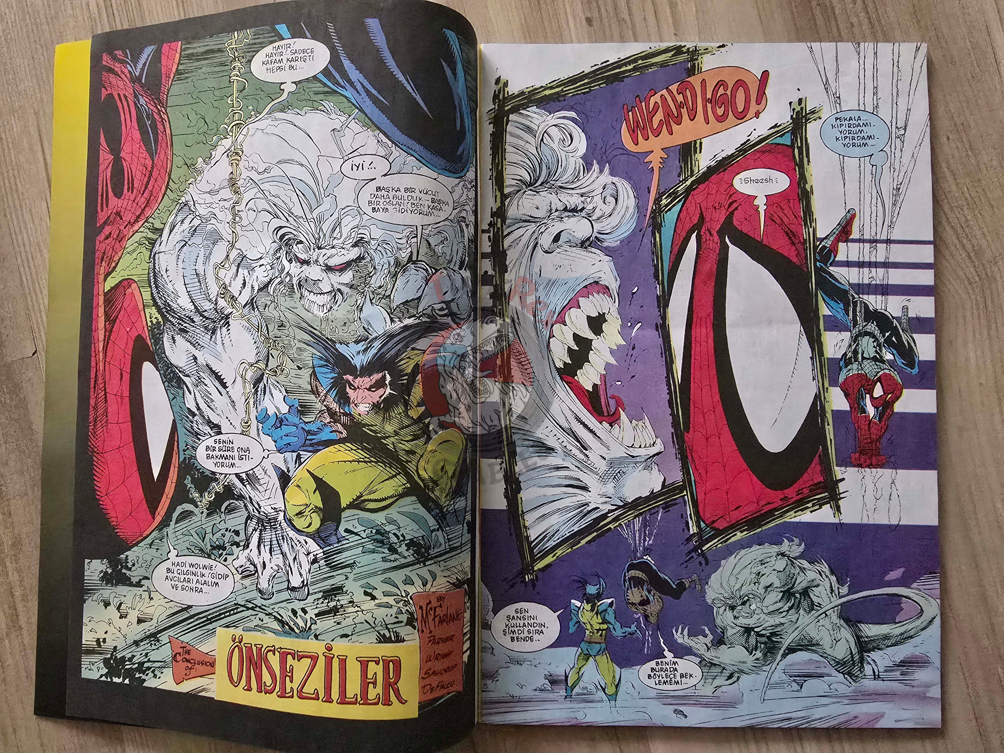 Spider-Man #7 1996 Turkish Comic Turkey Spider-Man #12 #13 Todd McFarlane