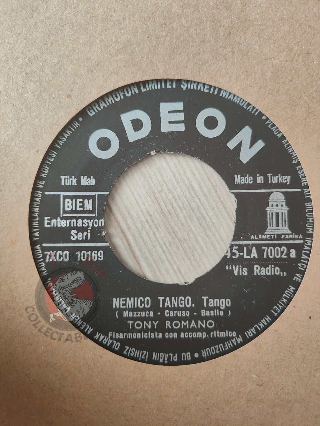 Tony Romano – Nemico Tango 7" Turkish Pressing Vinyl Turkey Edition