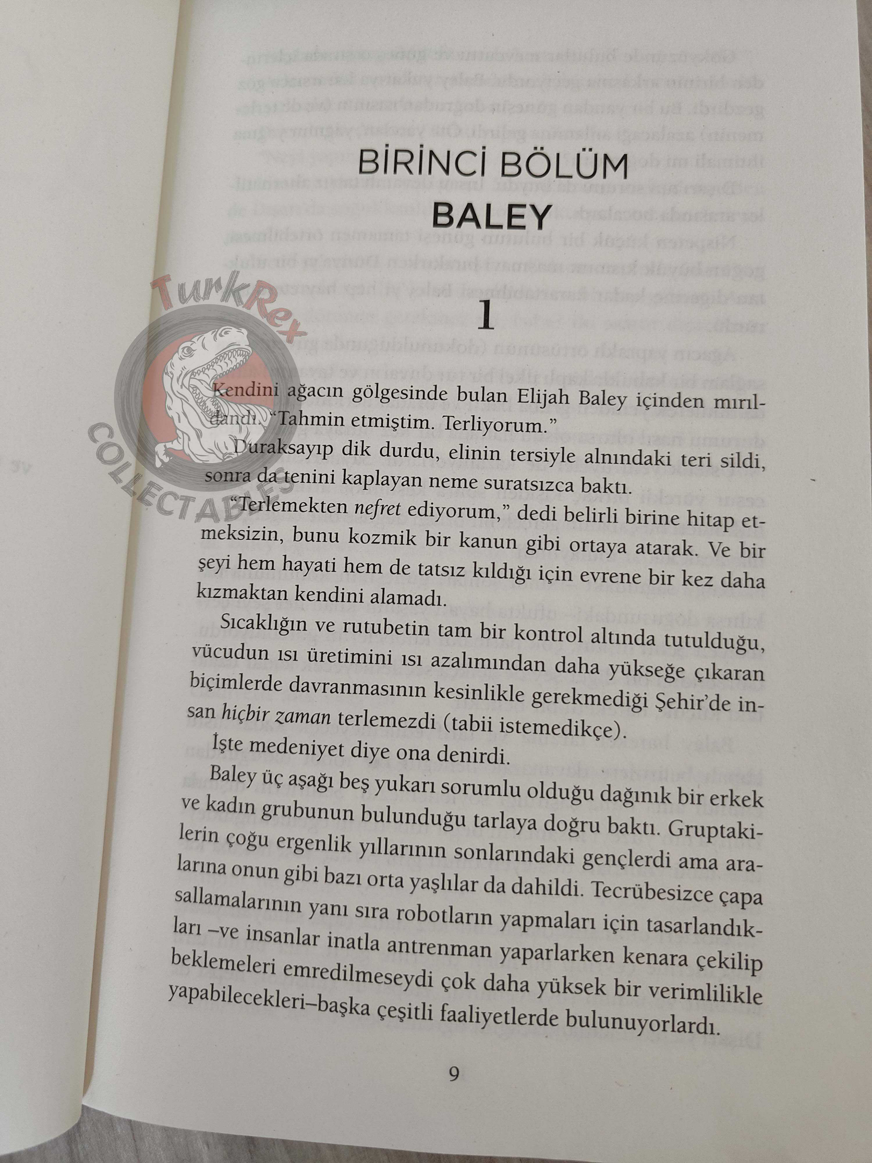 Isaac Asimov – Robot Series - The Robots of Dawn Turkish Book Turkey