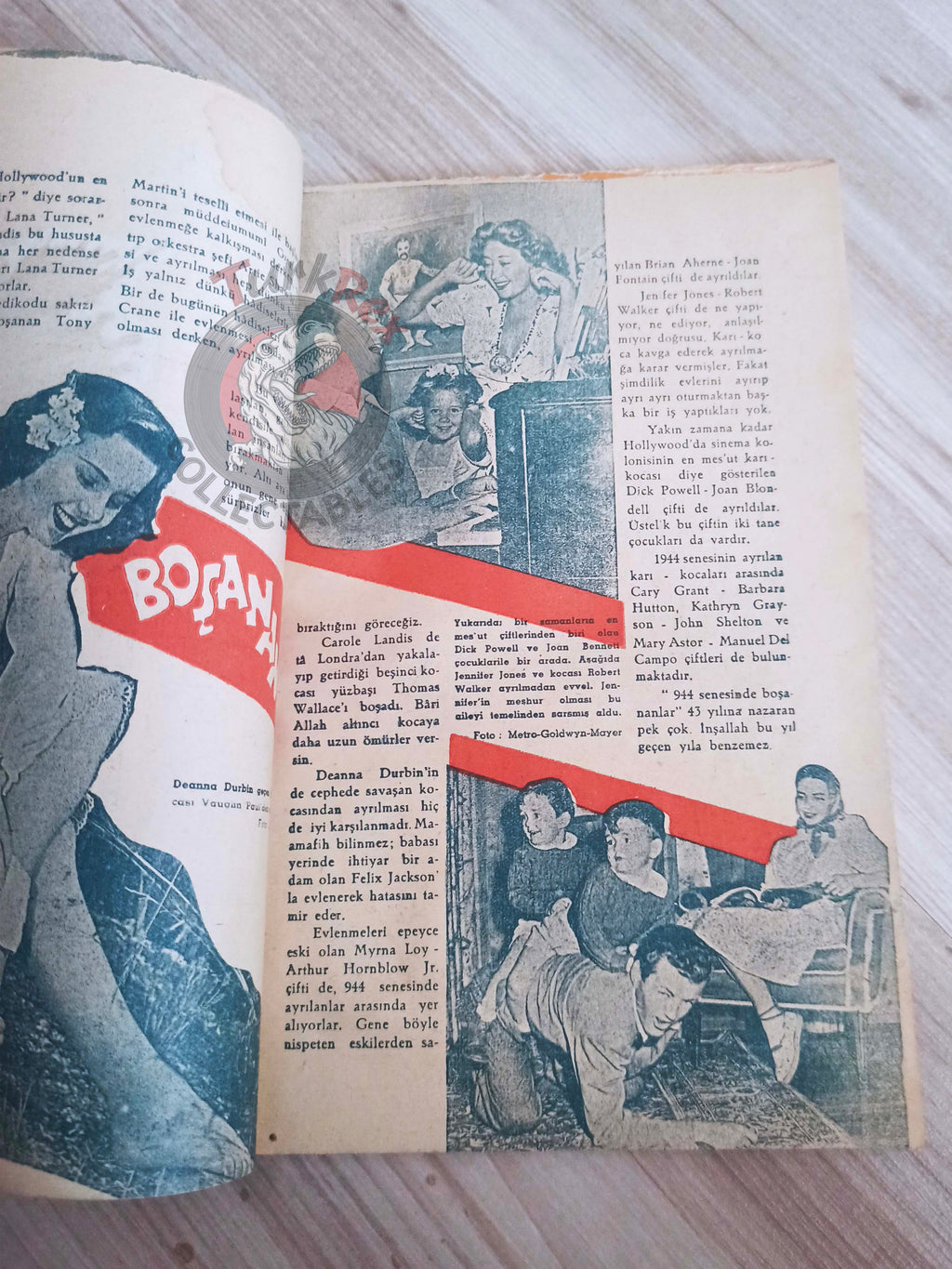 Yıldız 1945 Yearbook Edition Turkish Mag Turkey Hollywood Ginger Rogers Shirley Temple Hedy Lamarr