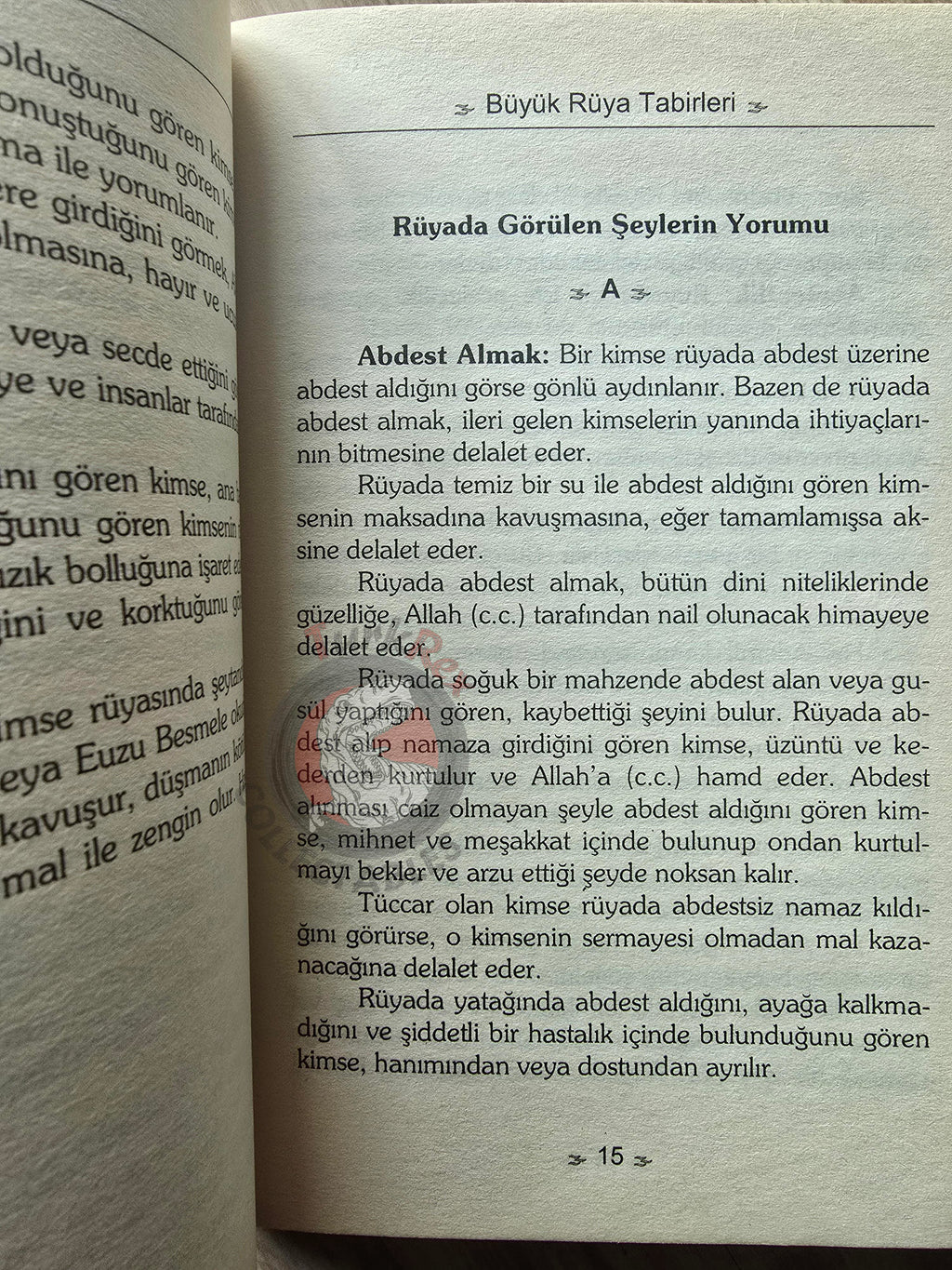 İmam-ı Nablusi – Dream Interpretation Analysis Turkish Book Turkey Islam