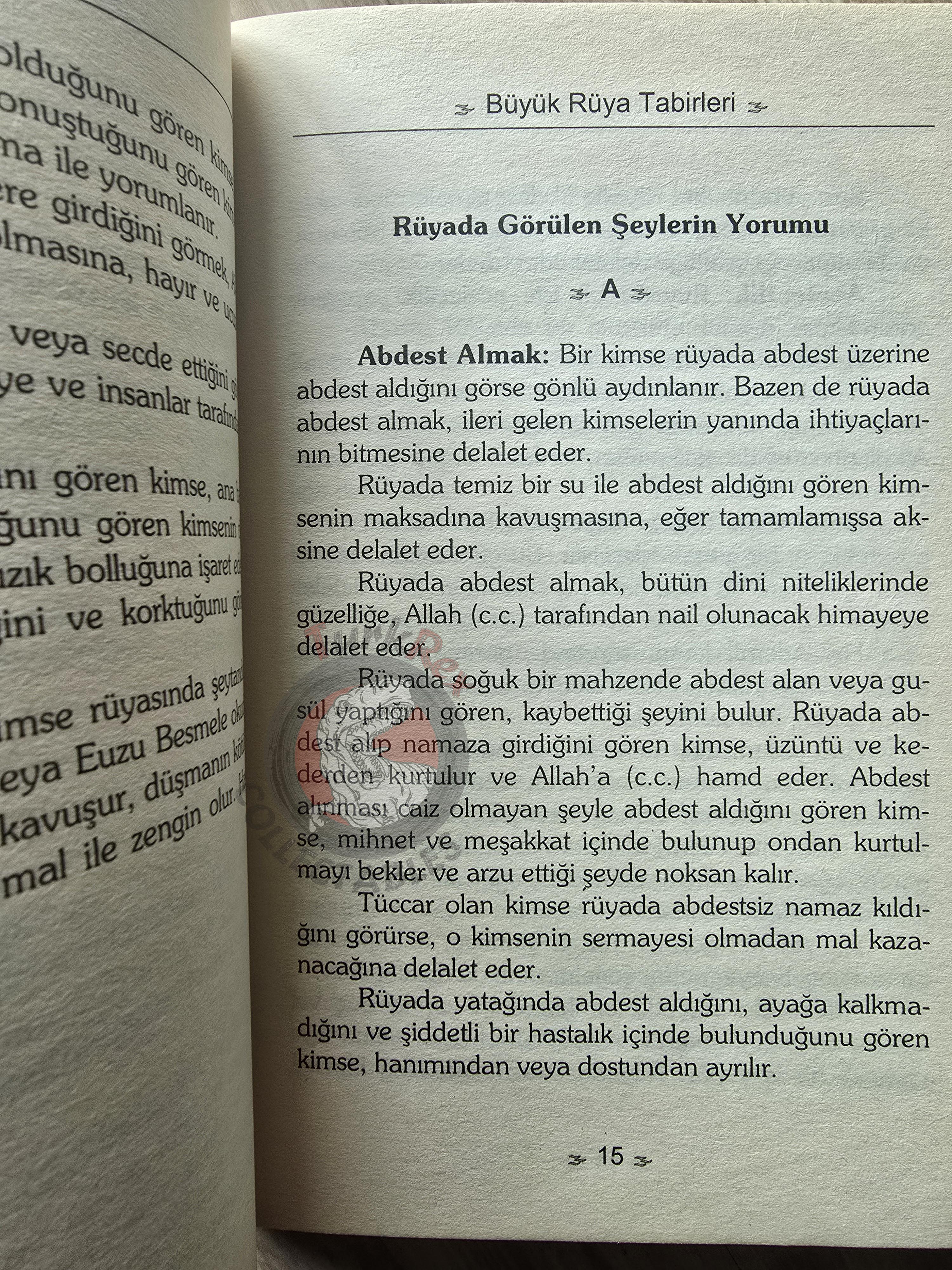 İmam-ı Nablusi – Dream Interpretation Analysis Turkish Book Turkey Islam