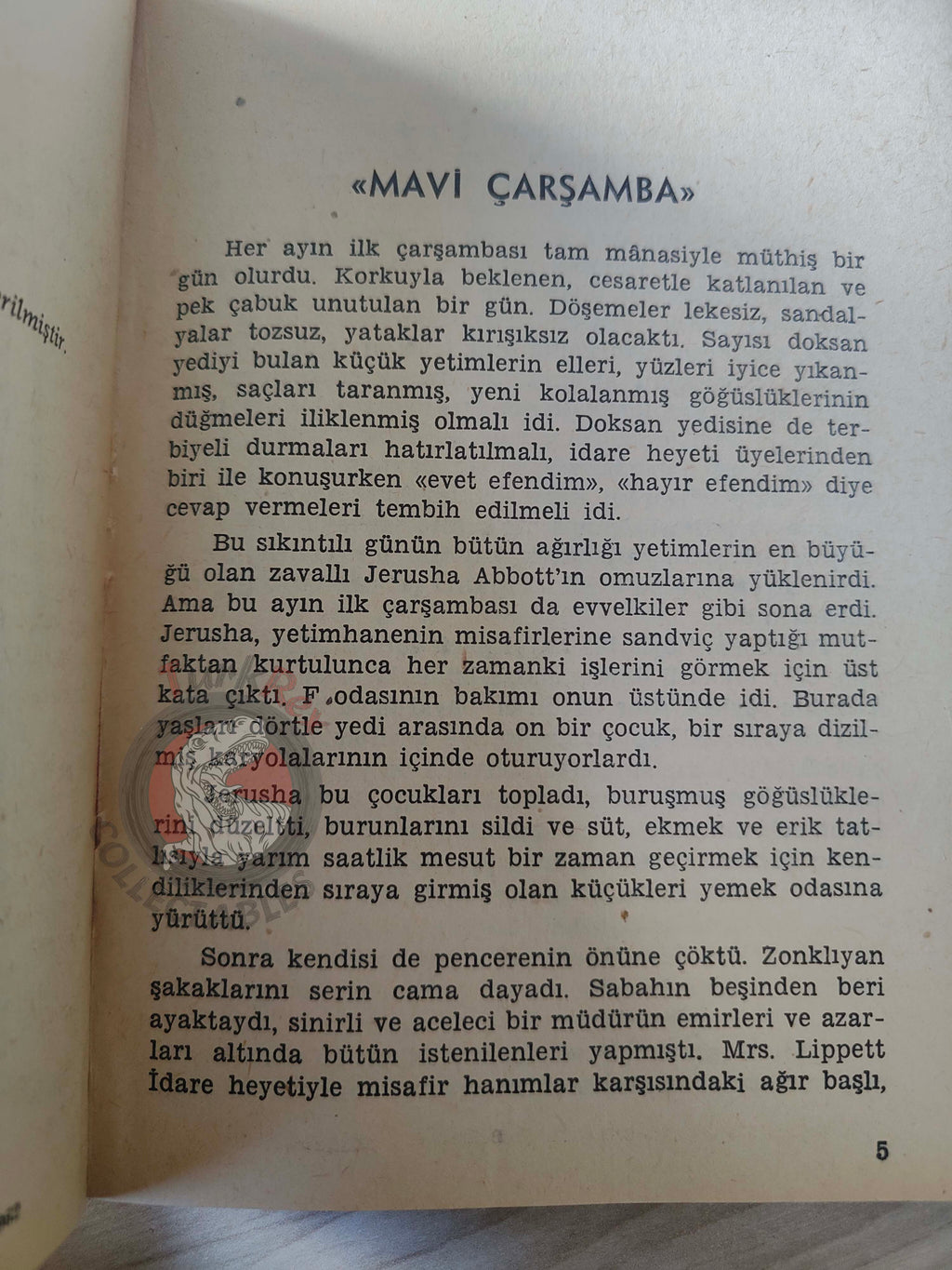 Jean Webster – Daddy-Long-Legs 1962 1st Turkish Book Turkey Illustrated