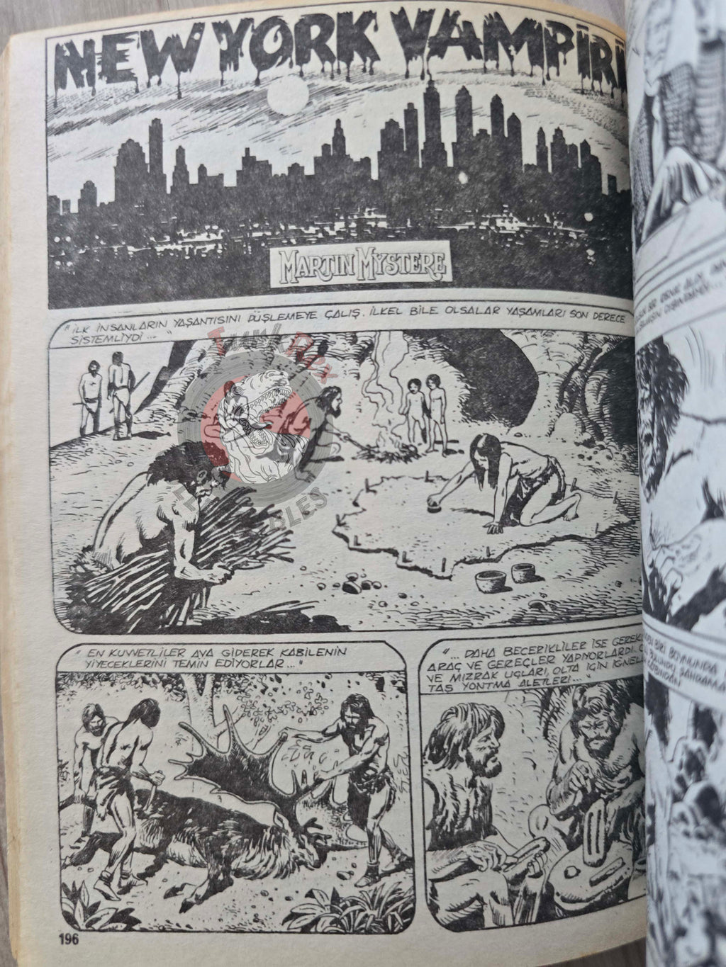 Martin Mystère #6 Il Teschio del Destino 80s Turkish Comic Turkey #11 #13