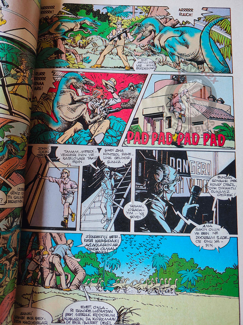 Jurassic Park #11 Turkish Edition Comic Turkey Topps Spielberg